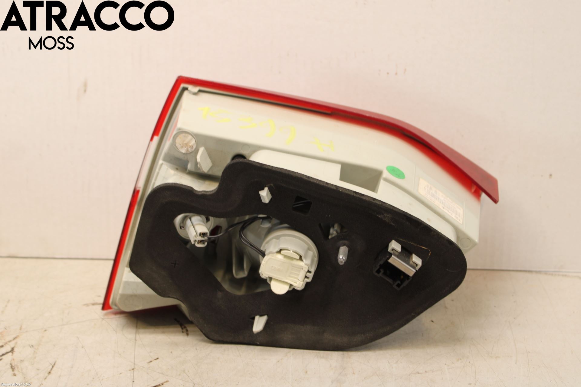 Peugeot 308 14-21 Baklykt Høyre  På Luke(Indre)