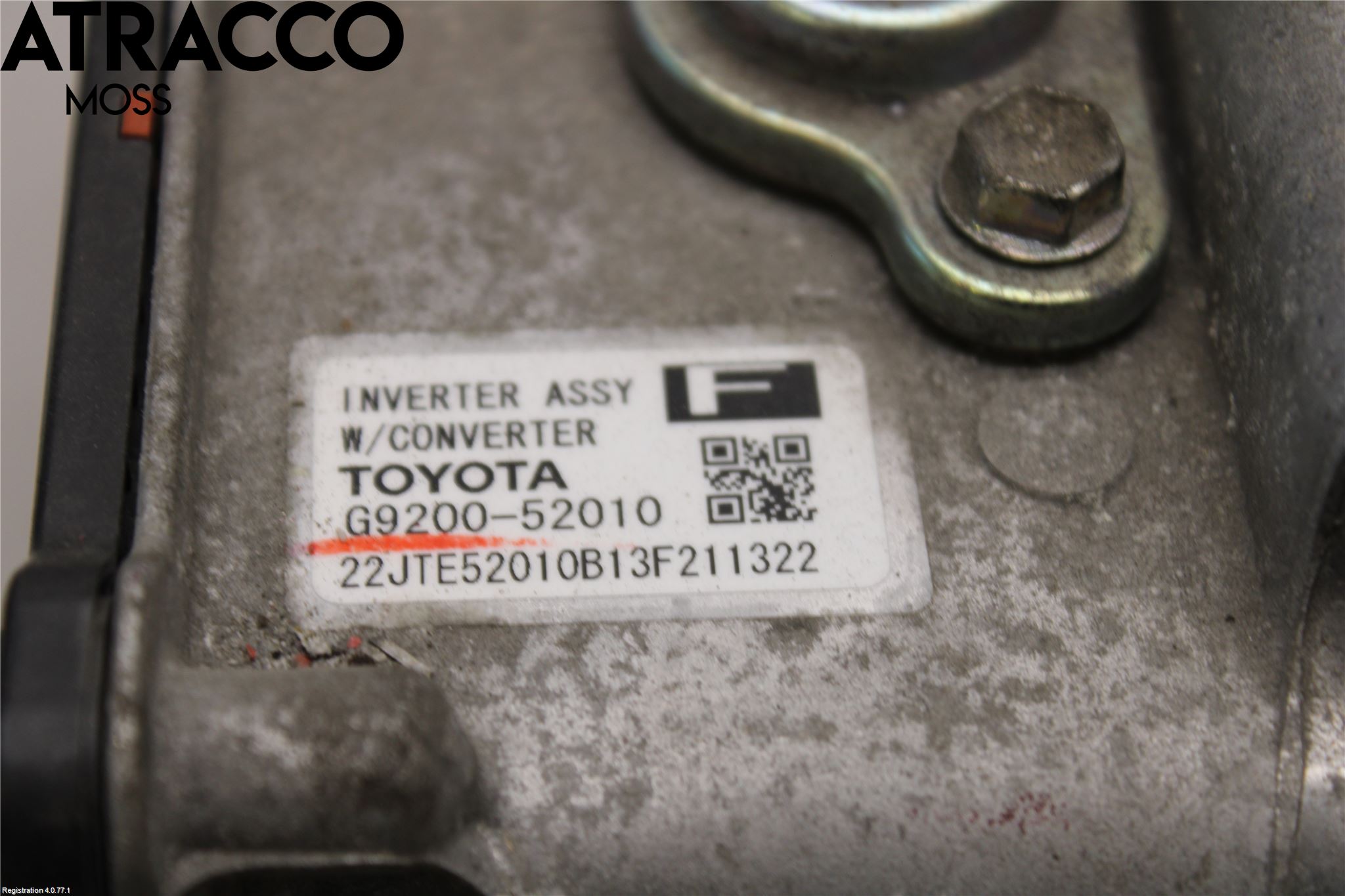 Toyota YARIS XP130 12-14 Inverter Hybrid