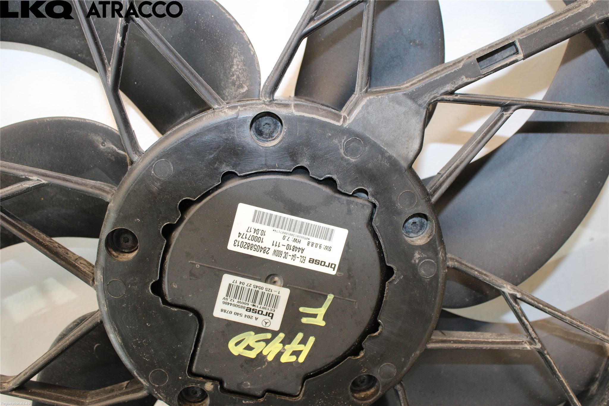 Mercedes-Benz MB B-KLASS (W246/W242) 12-19 Kjølevifte Elektrisk