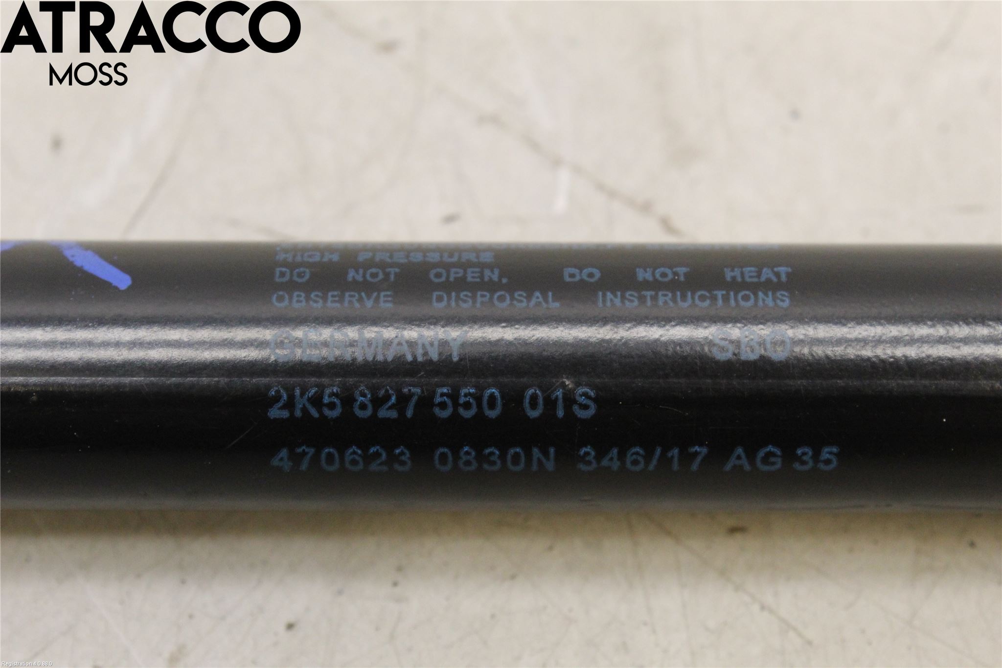 Volkswagen VW CADDY 16-20 Bakluke Demper-Gassfjær