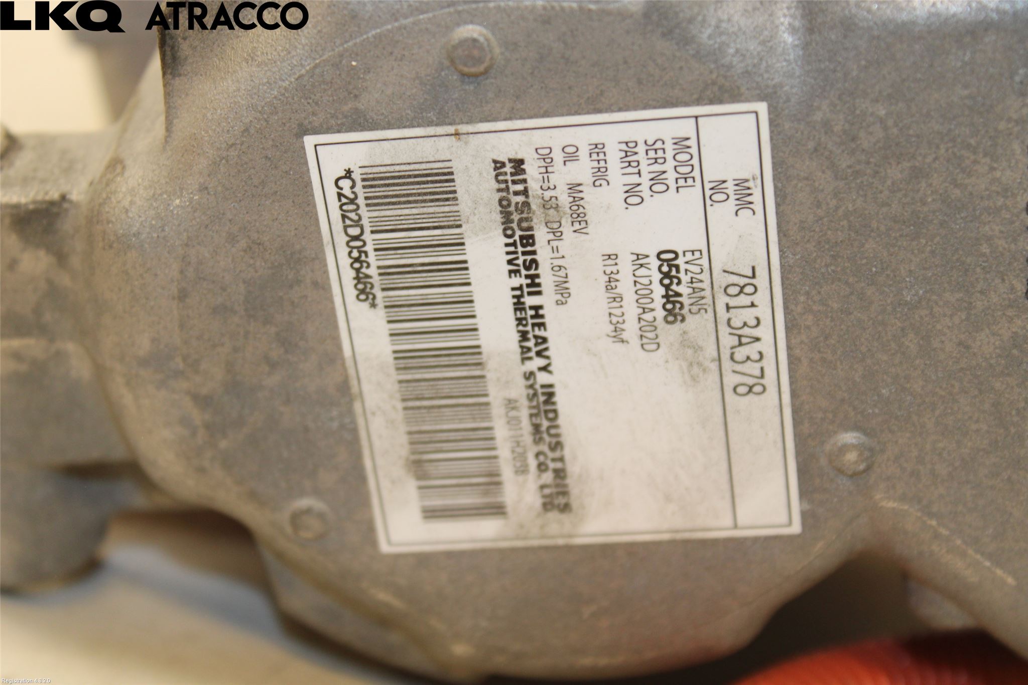 Mitsubishi OUTLANDER 13-21 Varme Ac Kompressor