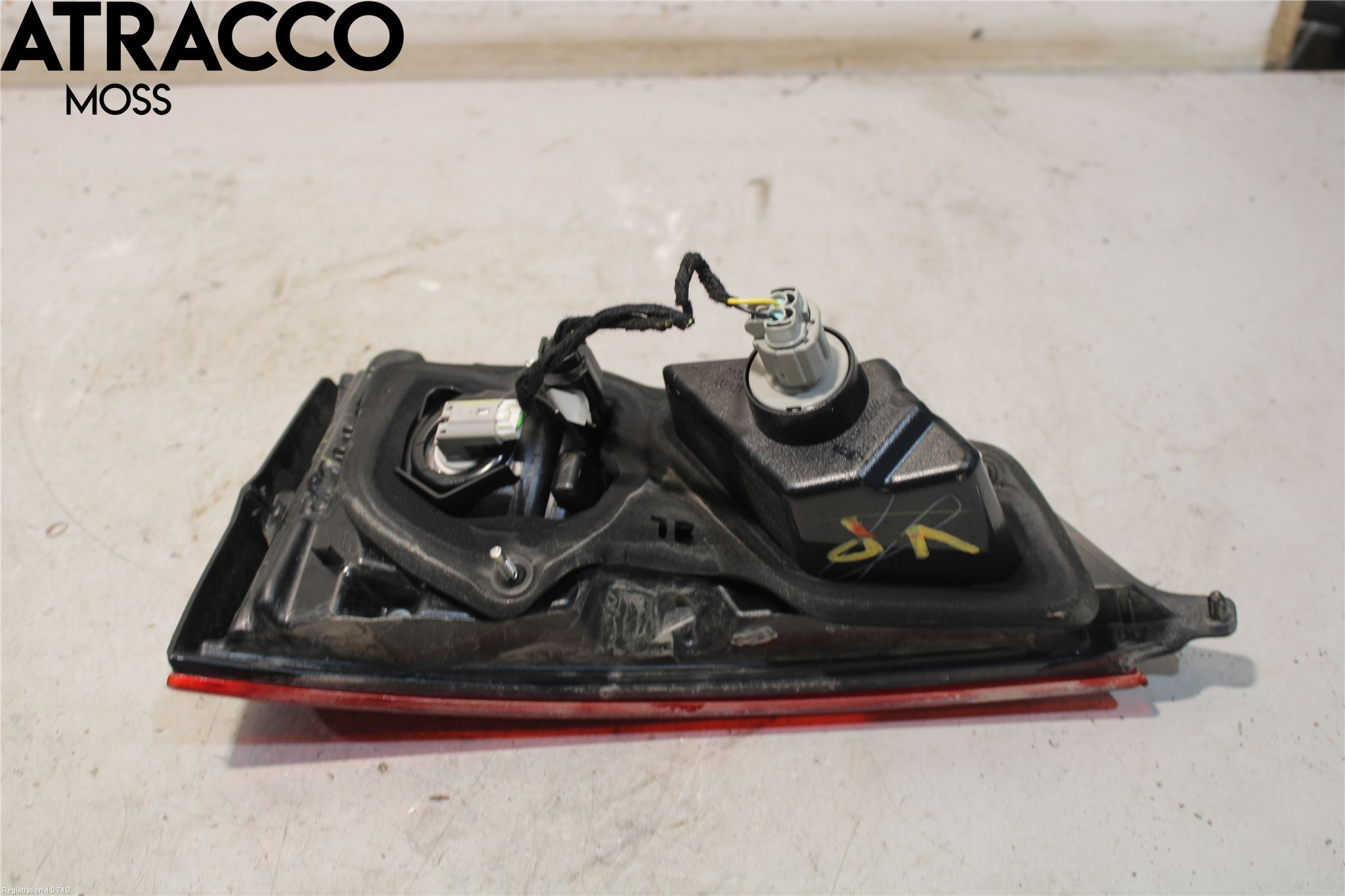 Nissan QASHQAI 14-17 Baklykt Venstre  På Luke(Indre