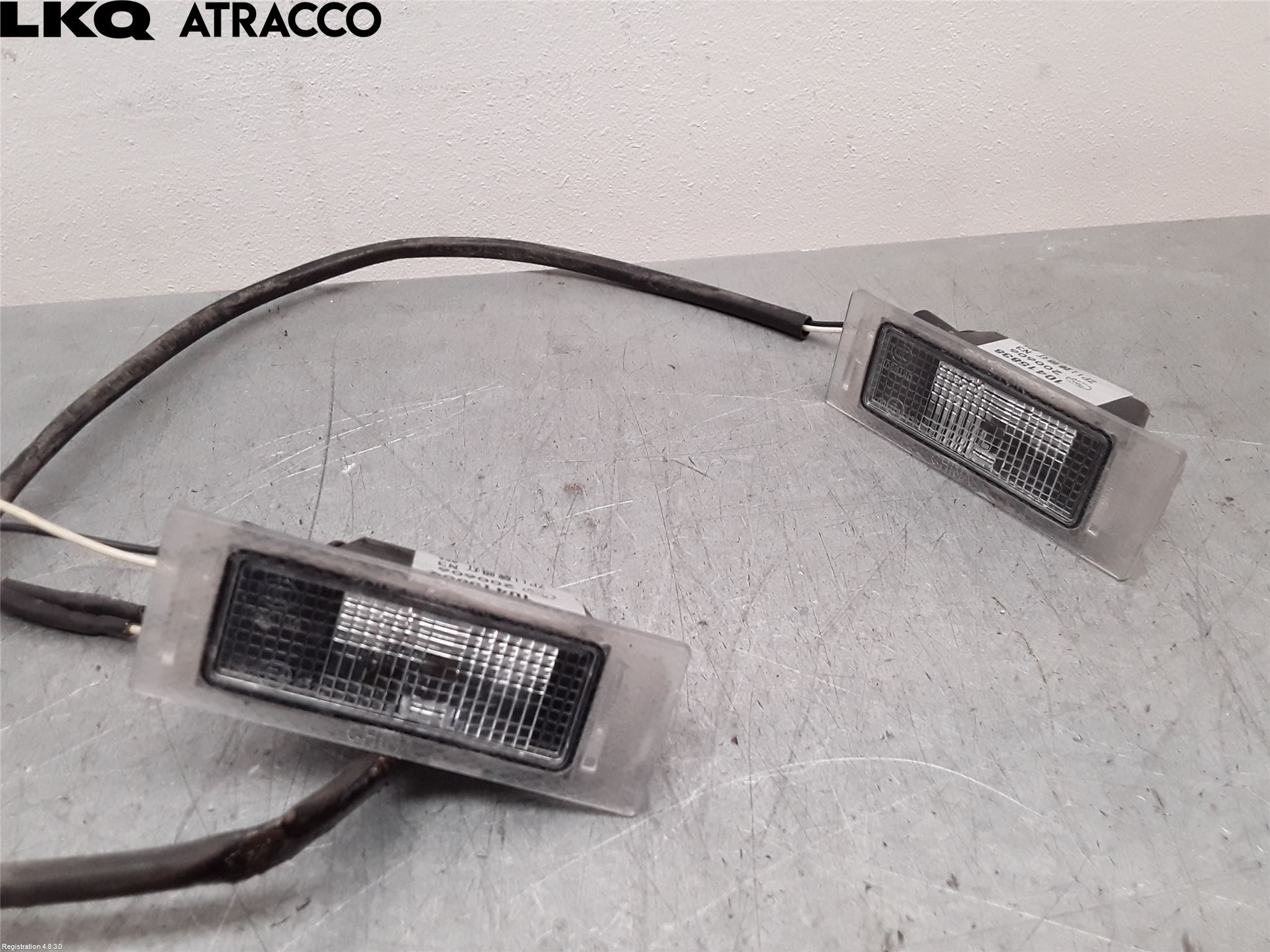 MG ZS EV 20- Skilt Belysning