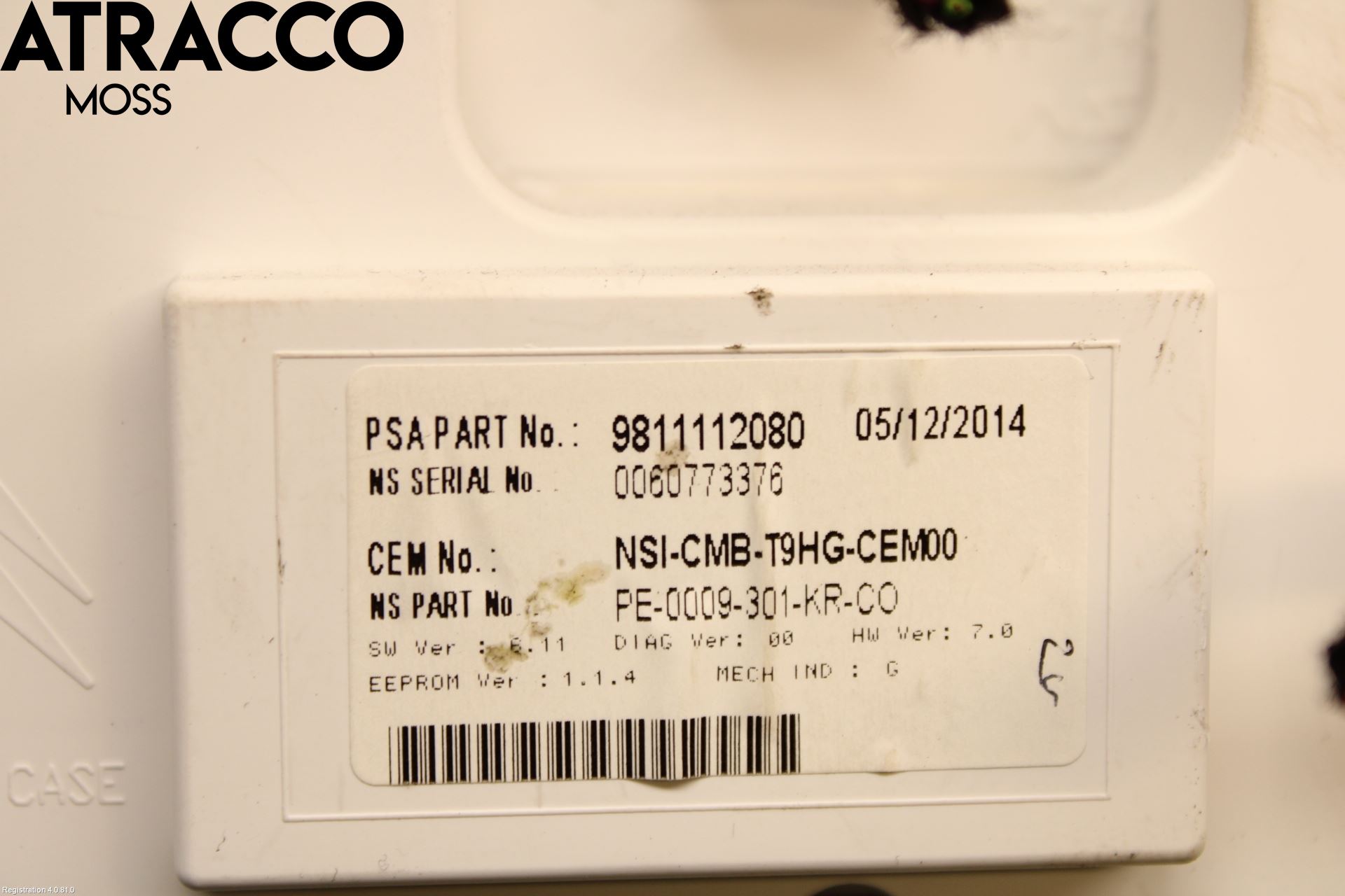 Peugeot 308 14-21 Instr Kombinert