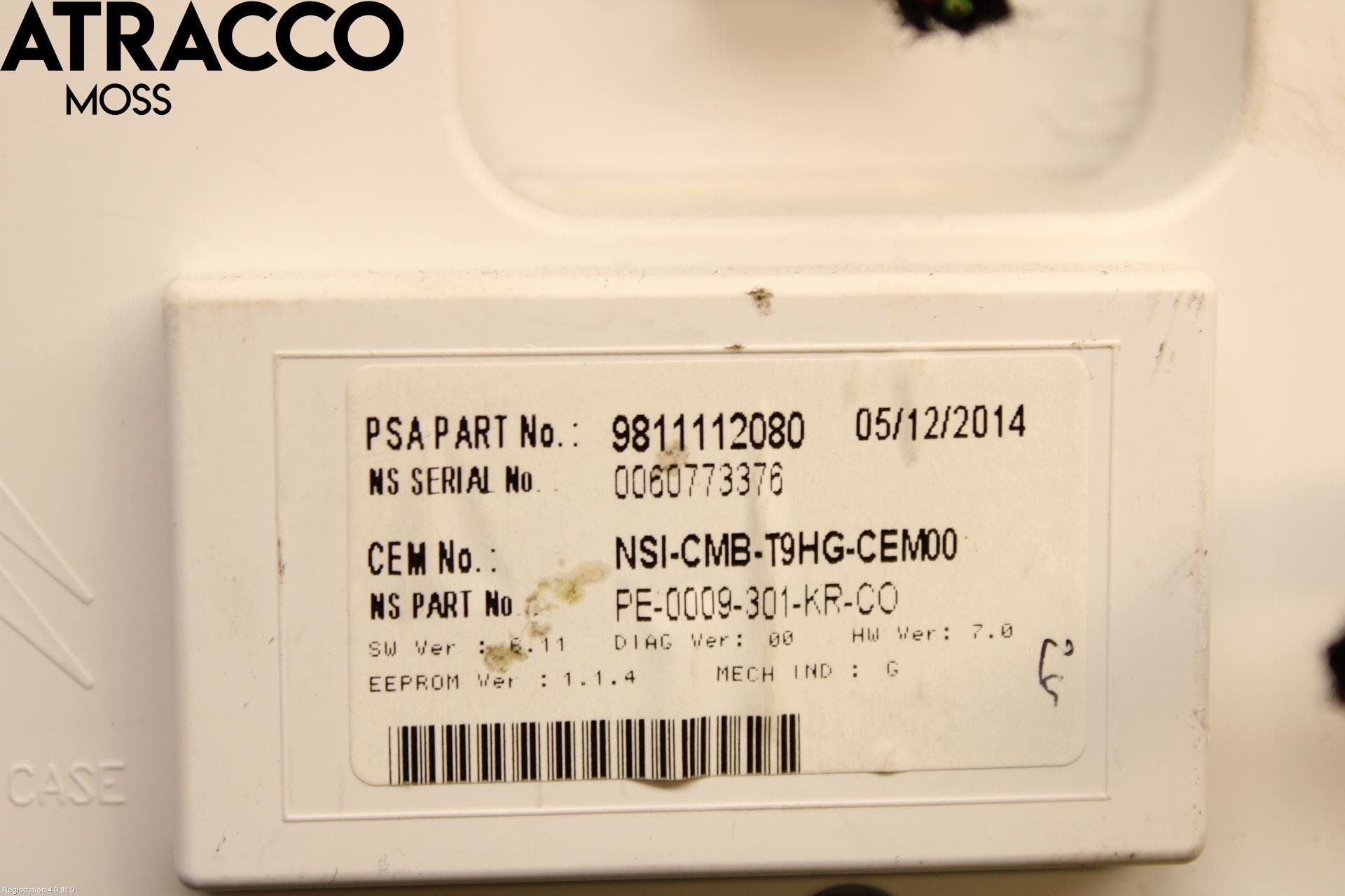 Peugeot 308 14-21 Instr Kombinert