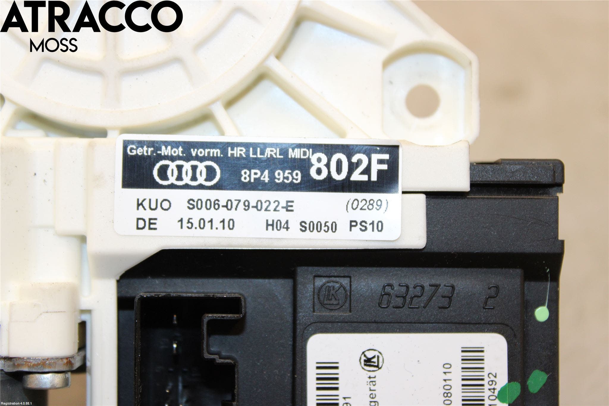 Audi A3/S3 05-13 Vindusheismotor