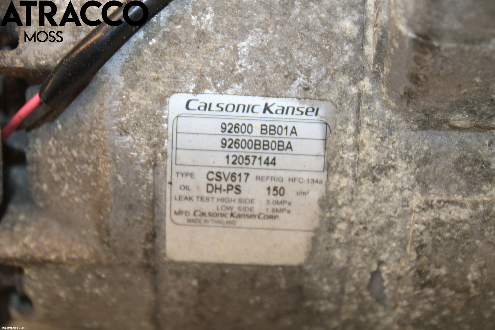 Nissan QASHQAI 10-14 Varme Ac Kompressor