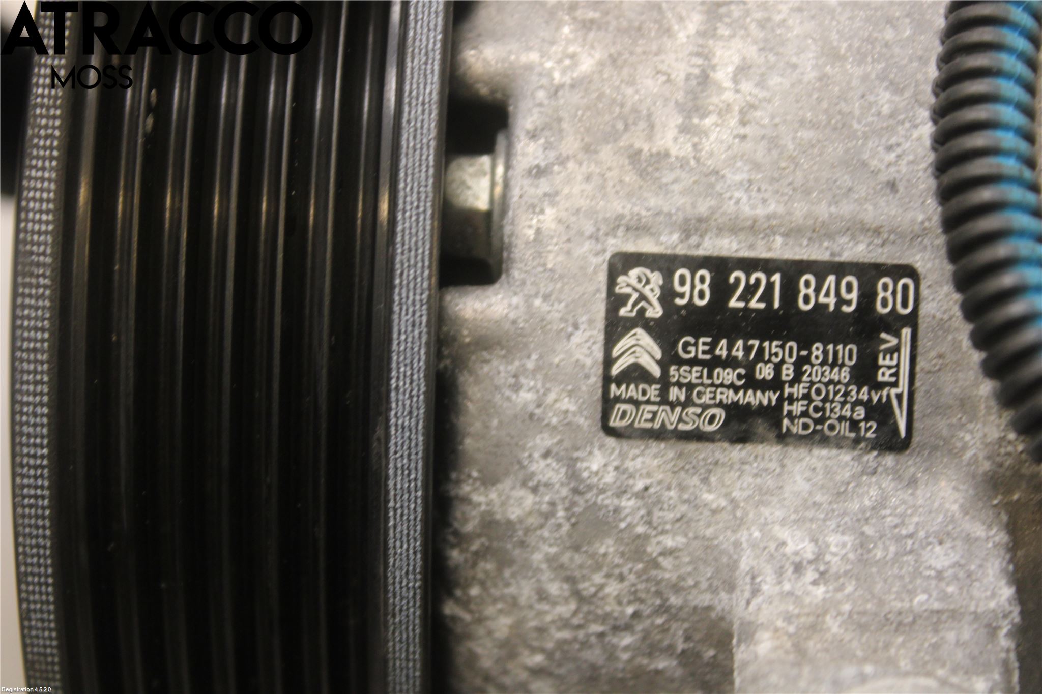 Peugeot 2008 13-20 Varme Ac Kompressor