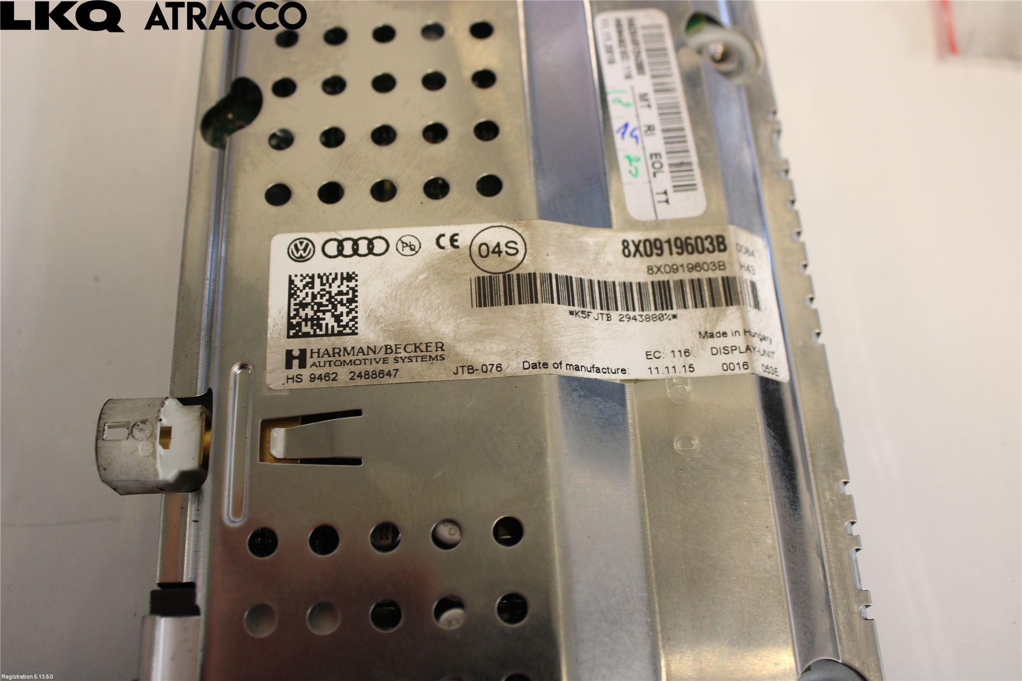 Audi A1/S1 11-18 Multifunktionsdisplay