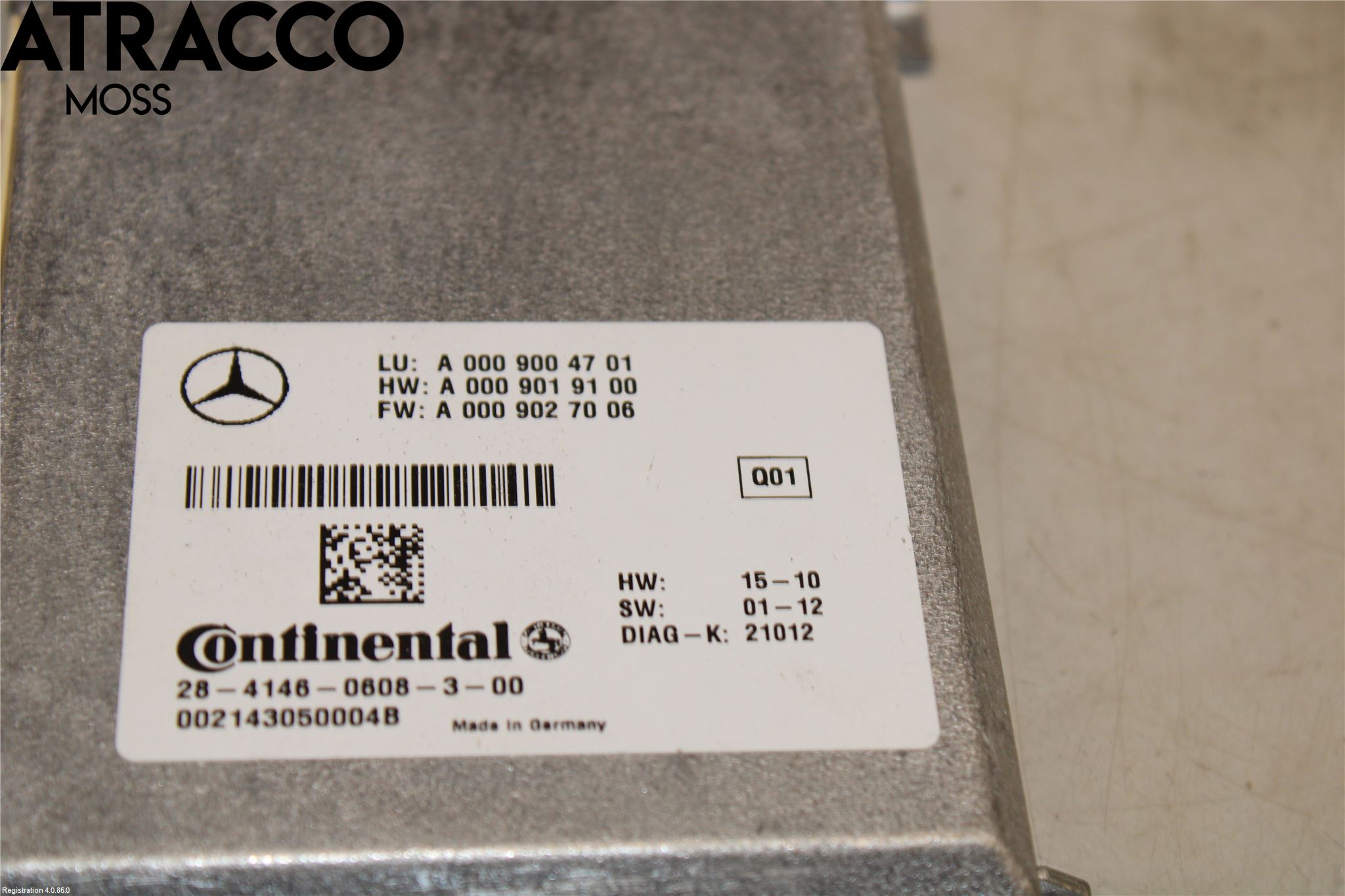 Mercedes-Benz MB GL/GLS-KLASS (X166) 12-19 Styreenhet Øvrig