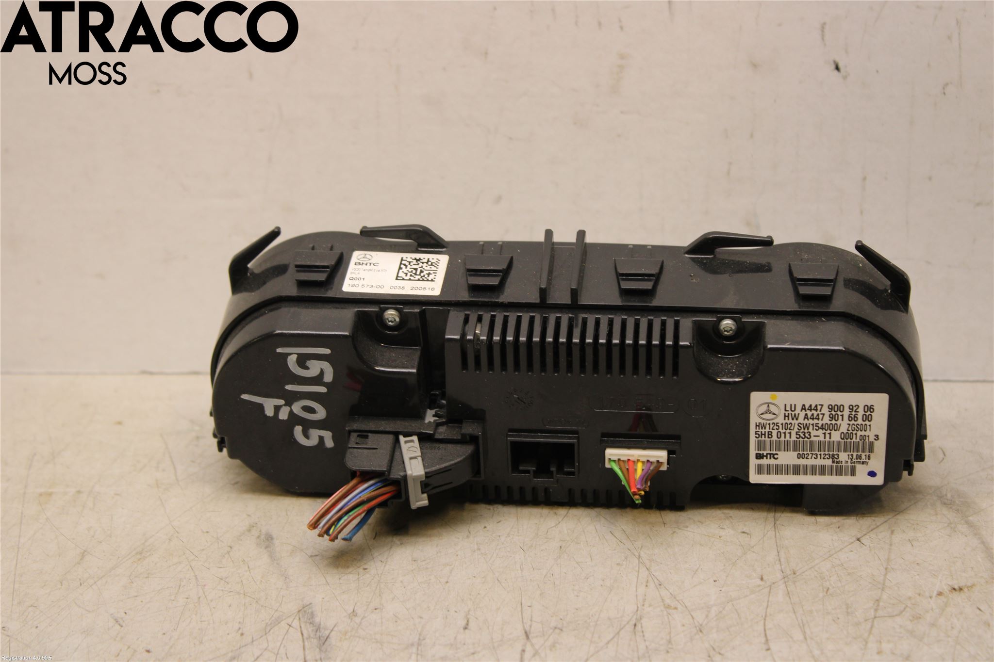 Mercedes-Benz MB VITO/V-KLASS (W640,W447,W448) 14- Varme Ac Betjening-Display