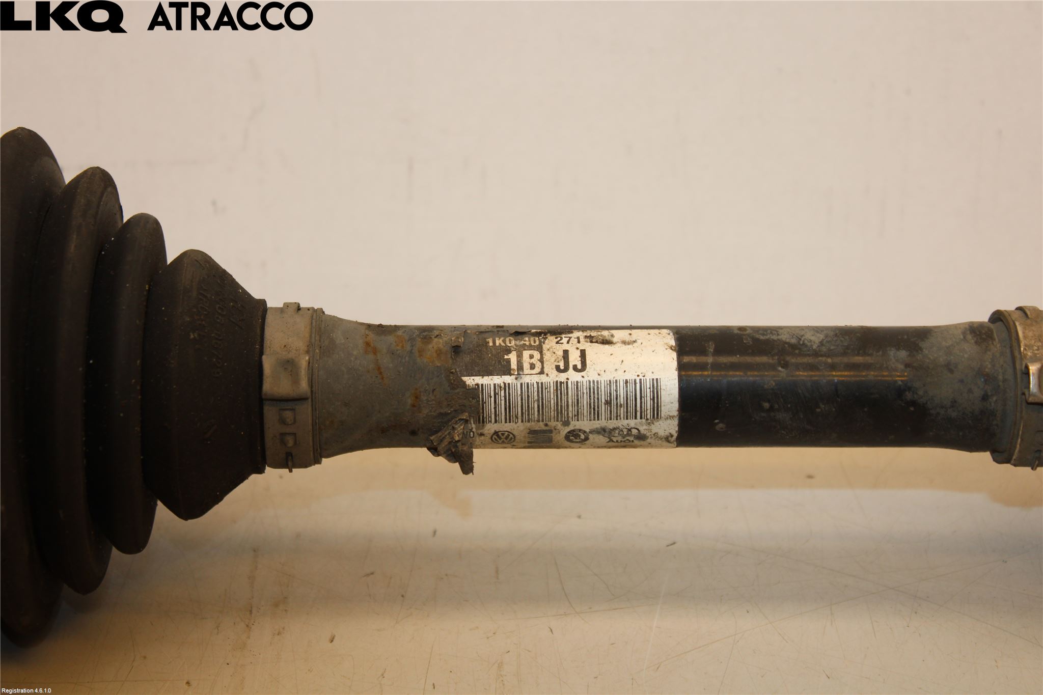 Volkswagen VW TOURAN 03-10 Drivaksel Foran Kompl Venstre