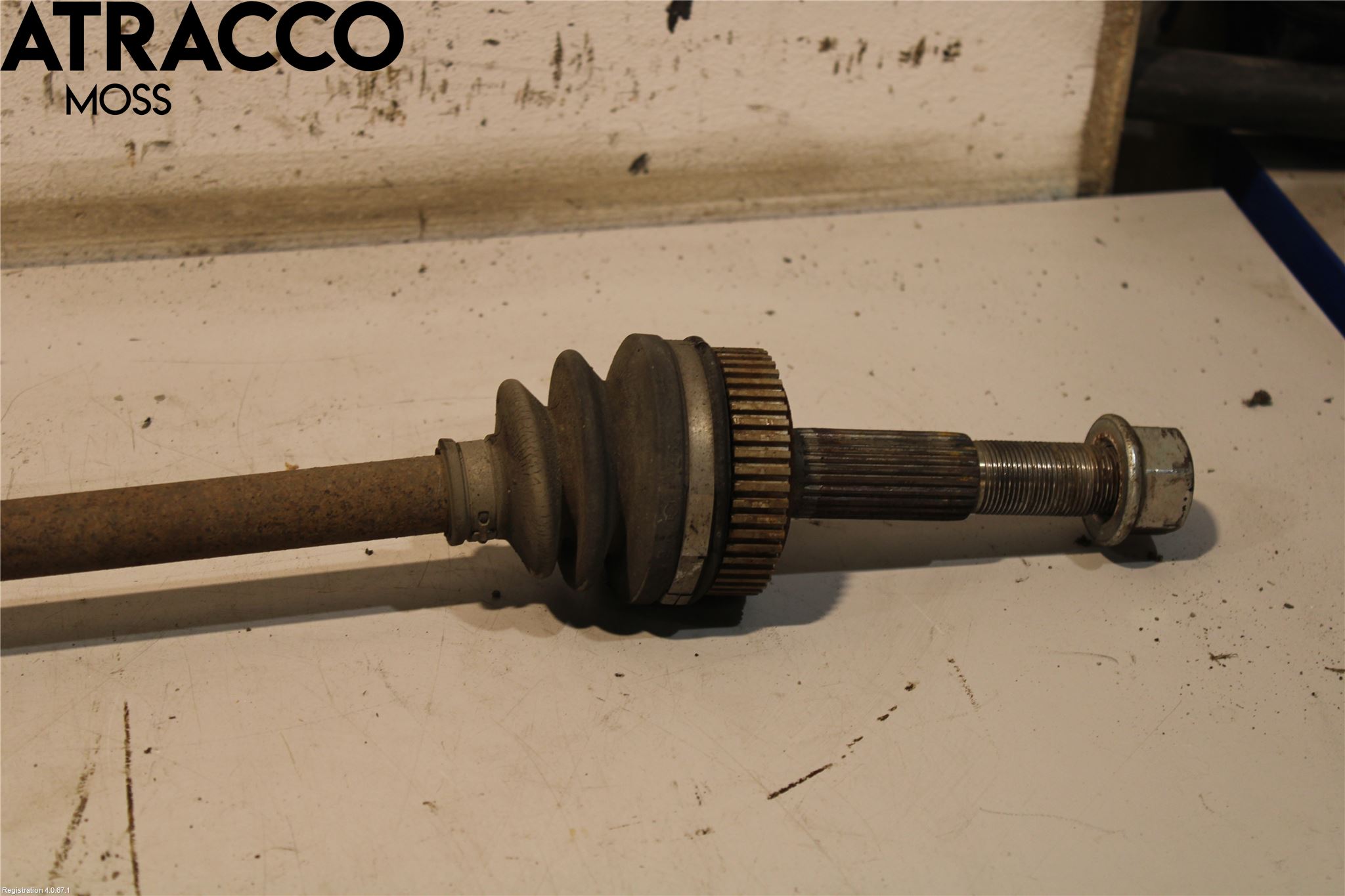 Nissan X-TRAIL 08-14 Drivaksel Bak Kompl Høyre