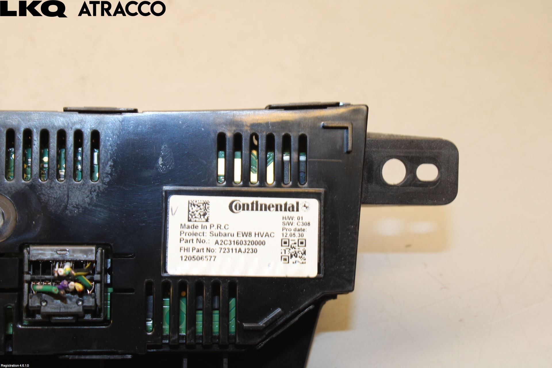 Subaru OUTBACK 10-15 Varme Ac Betjening-Display