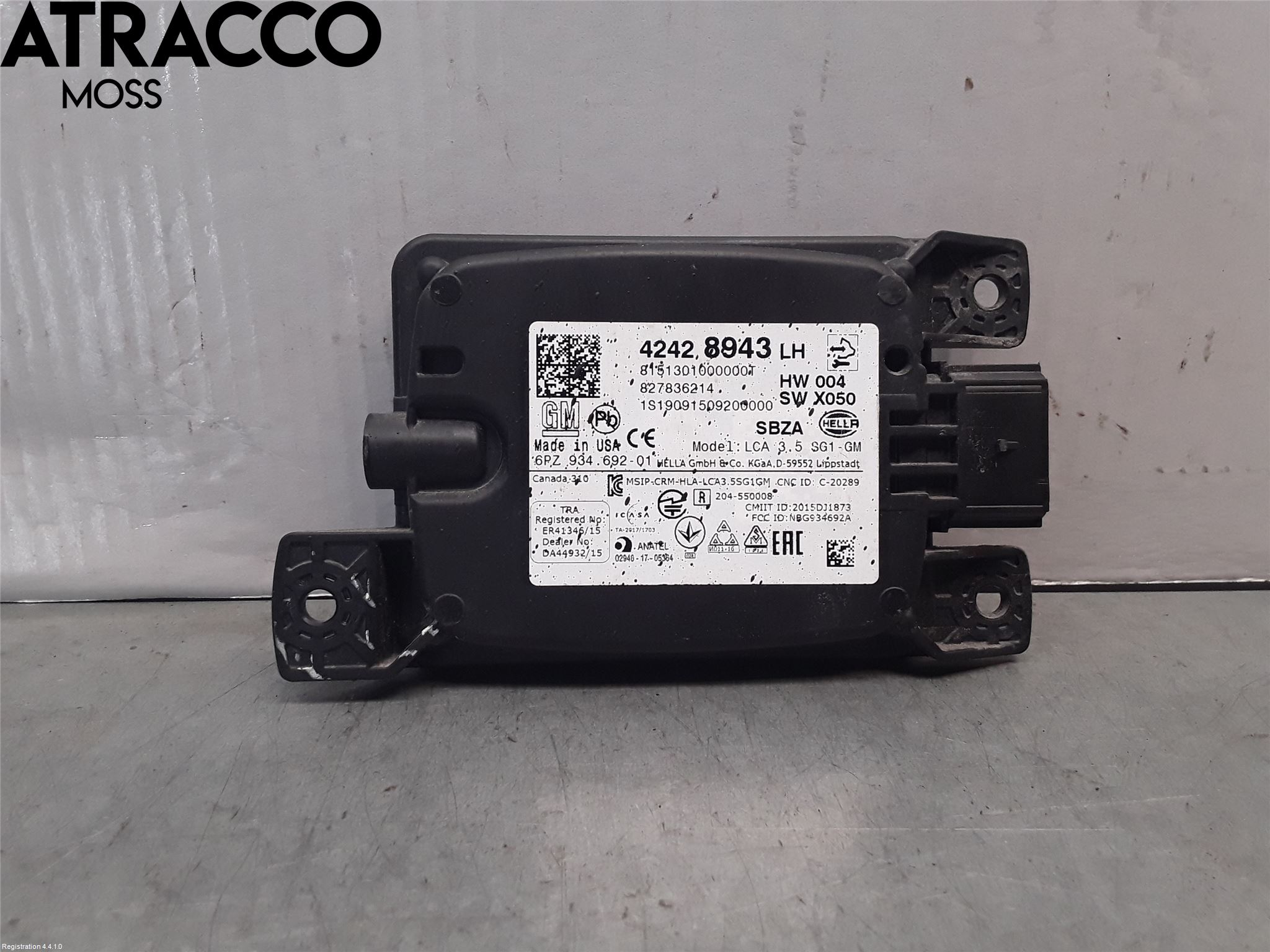 Opel AMPERA 17- Sensor Øvrig