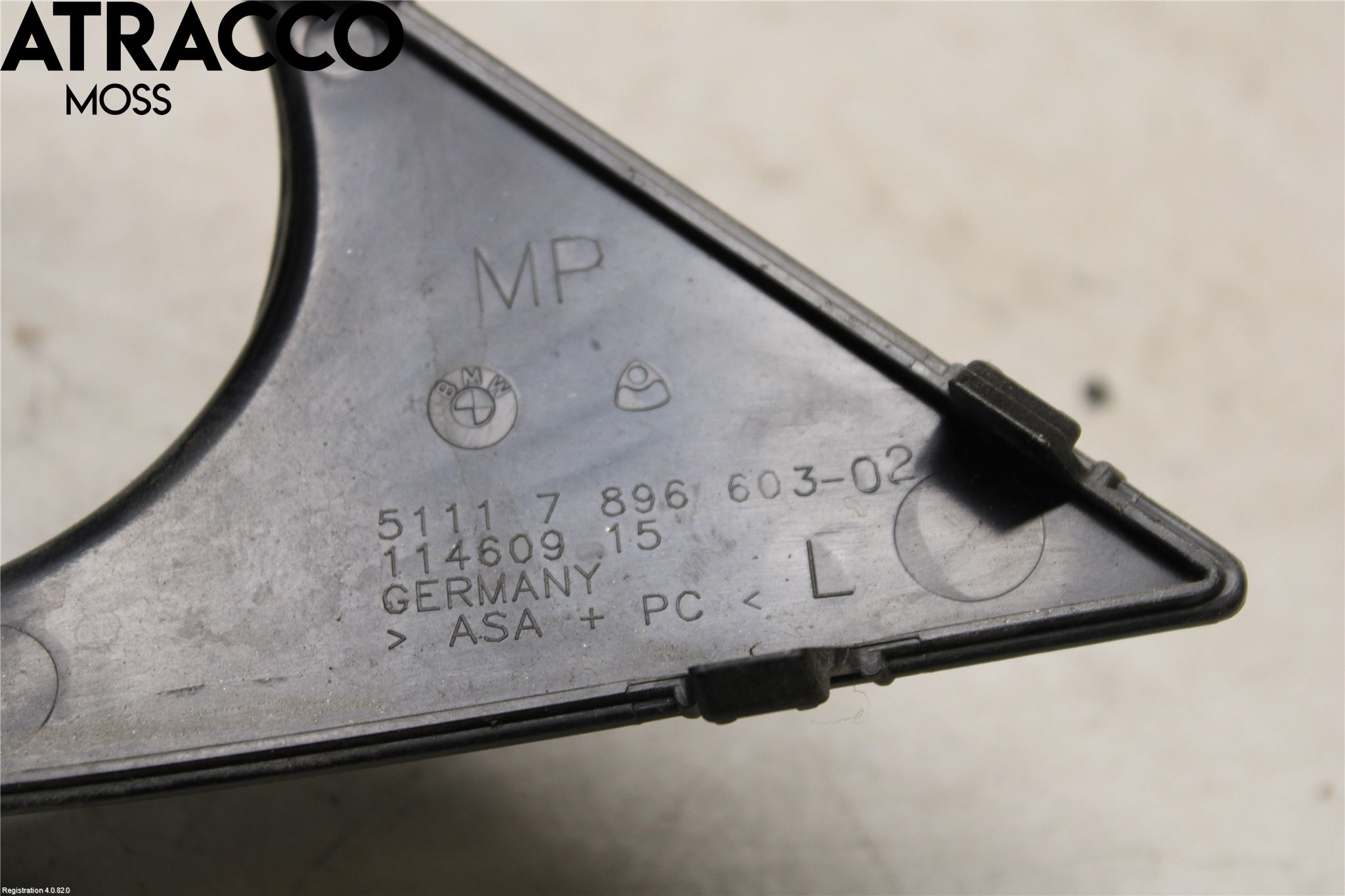 BMW 5 E60/61 Sed/Tou 02-10 Frontlykt Kurve-Tåkelys Ramme