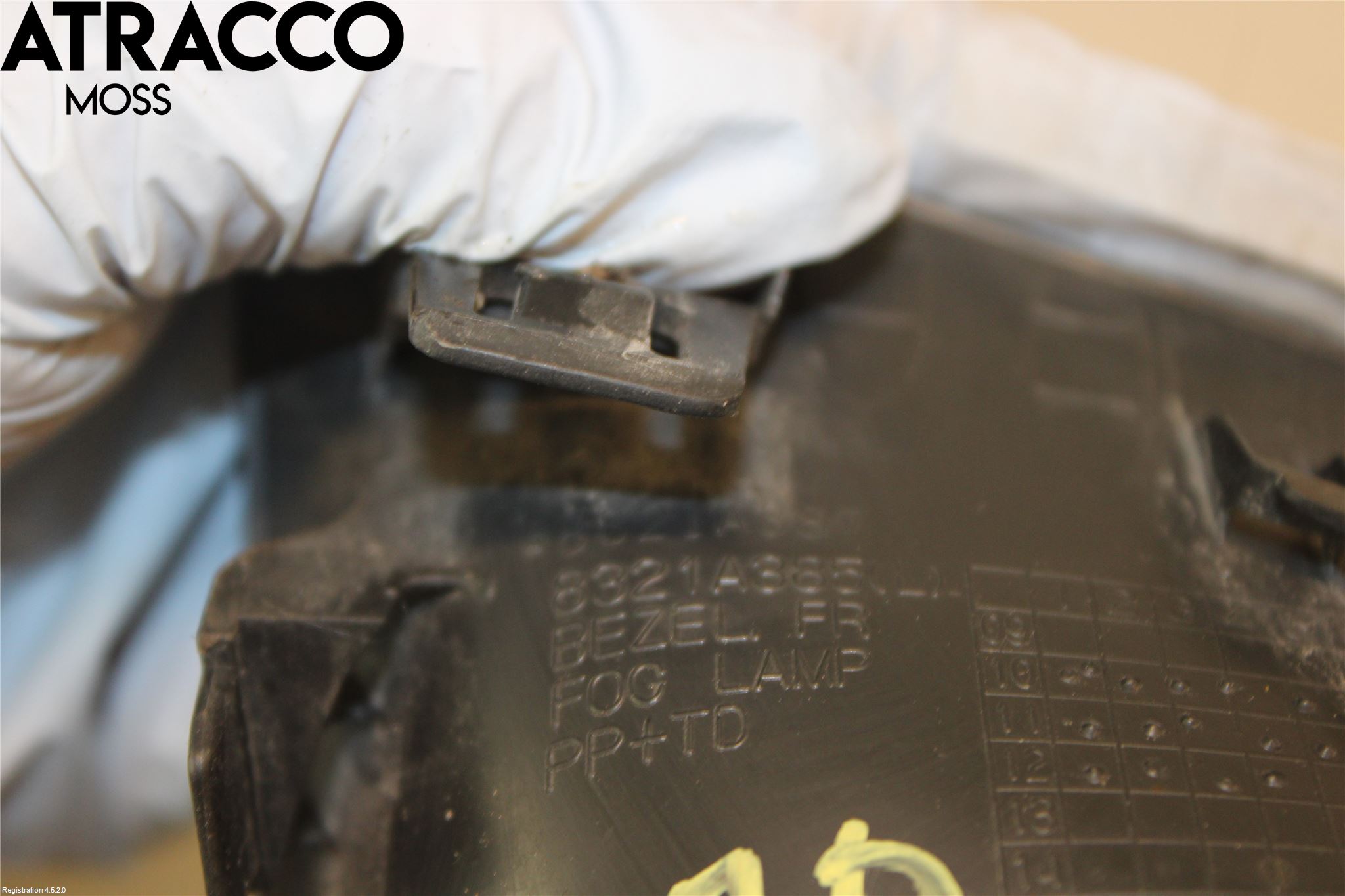 Mitsubishi ASX 10-22 Frontlykt Kurve-Tåkelys Ramme