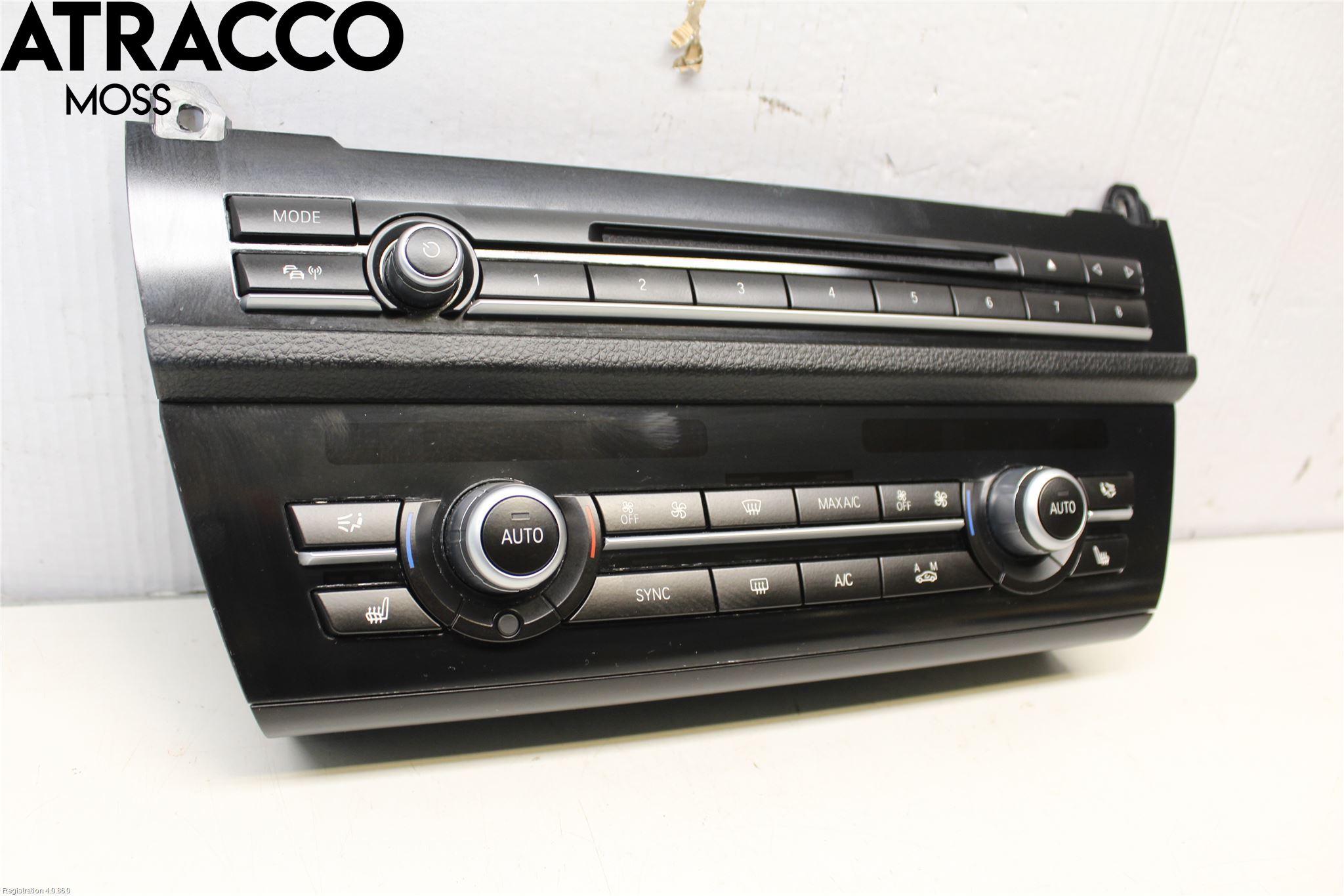 BMW 5 F10/F11/F18 09-17 Varme Ac Betjening-Display