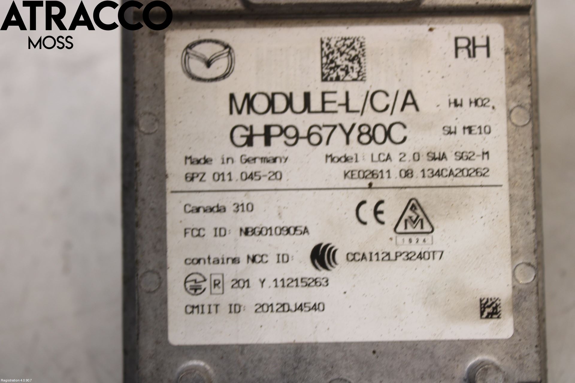 Mazda 6 13- Sensor Øvrig