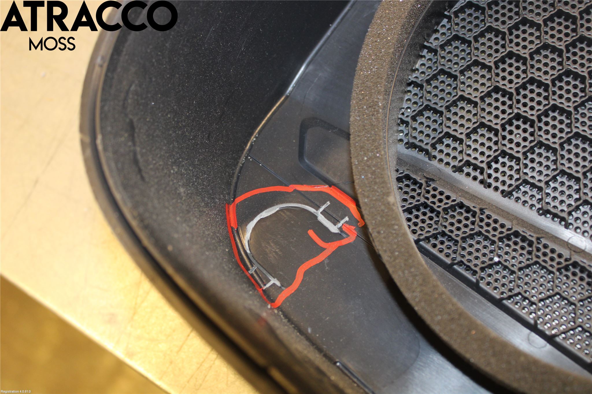 Volkswagen VW CADDY 16-20 Dørtrekk Innlegg Venstre