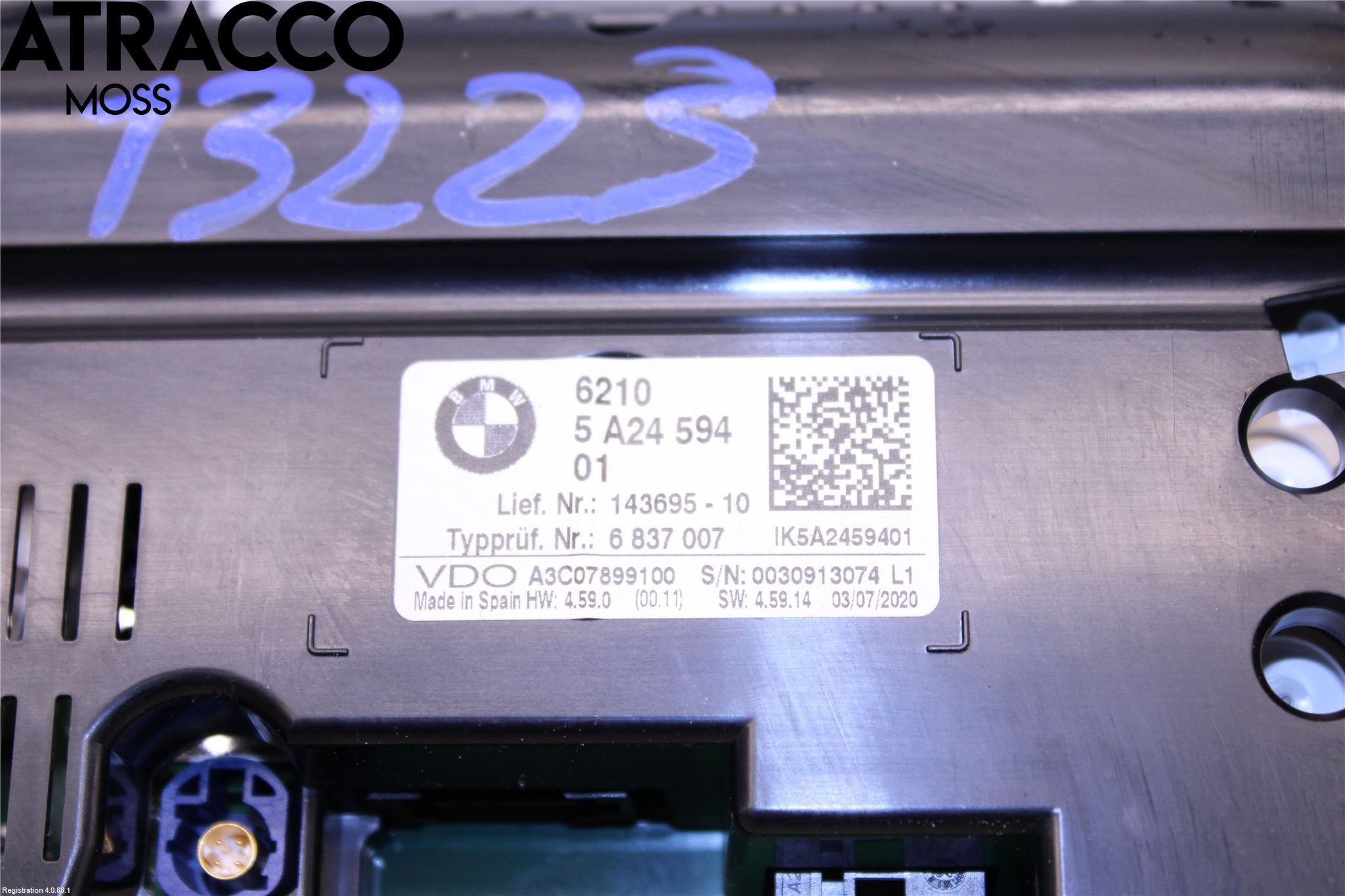 BMW X1 F48 15-22 Instr Kombinert