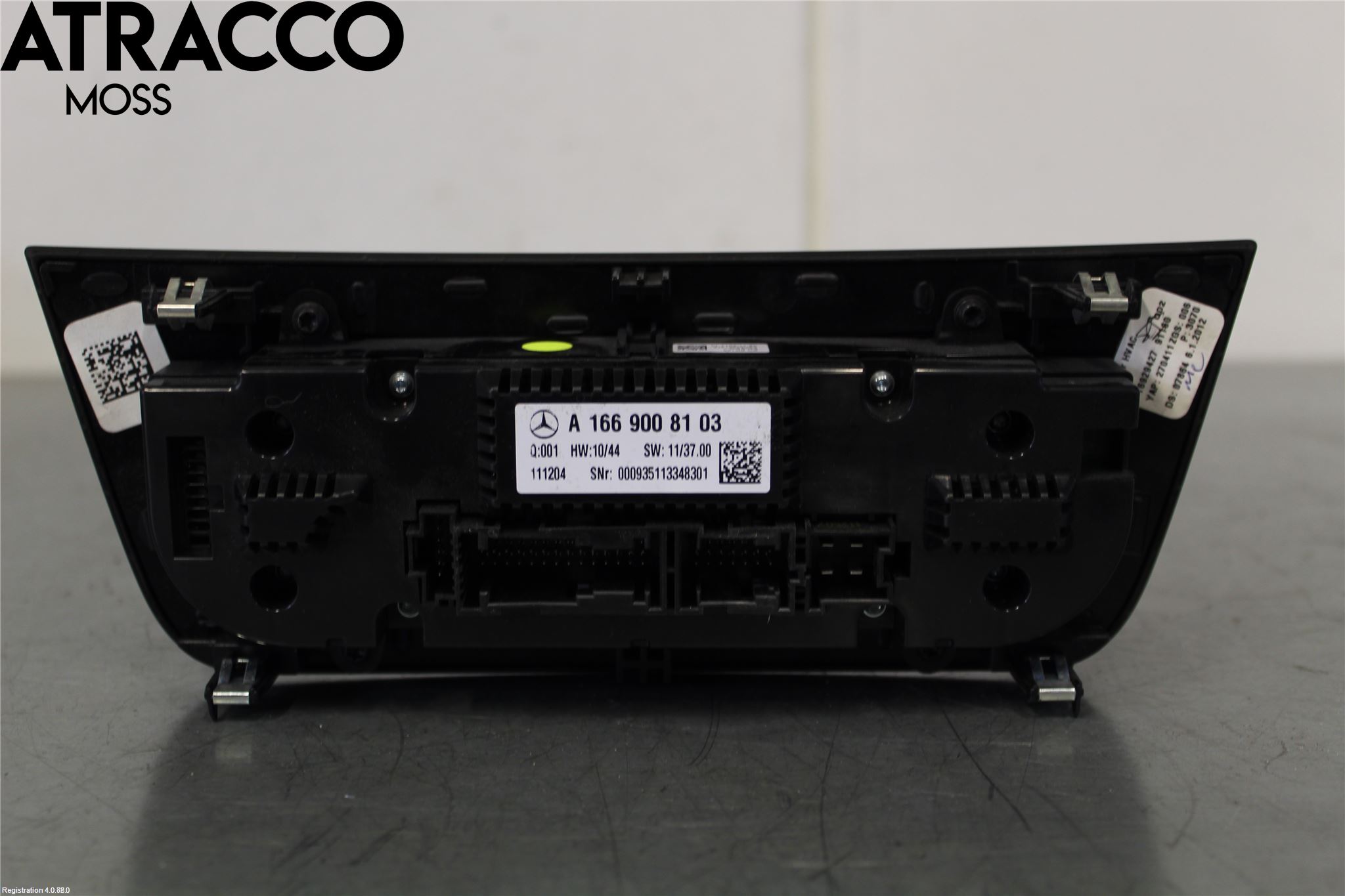 Mercedes-Benz MB GL/GLS-KLASS (X166) 12-19 Varme Ac Betjening-Display