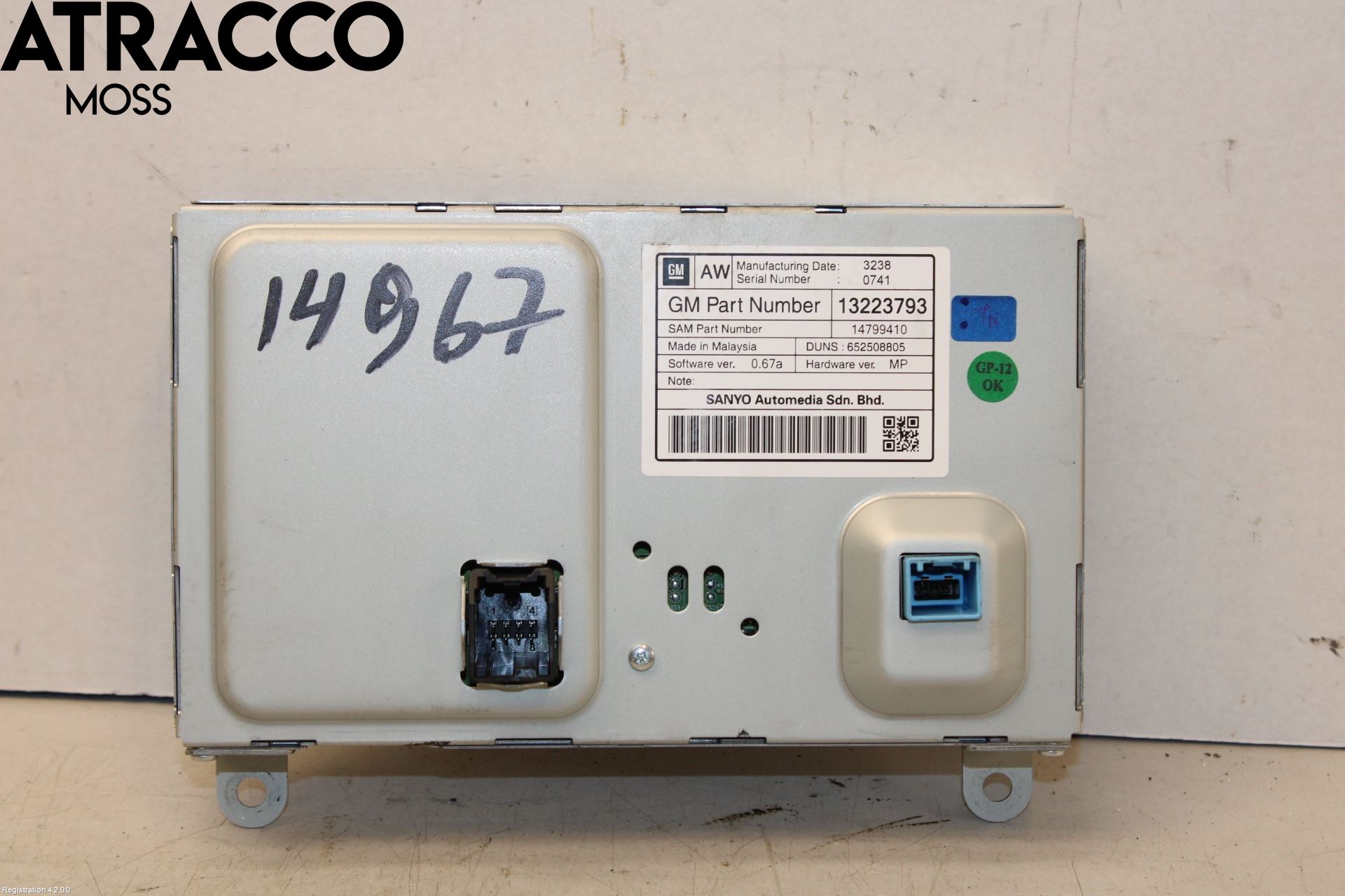 Opel INSIGNIA 09-16 Multifunktionsdisplay