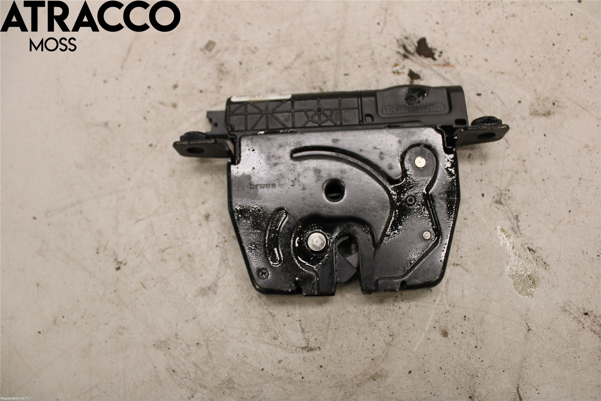 BMW 3 F30/F31/F80 12-19 Bakluke-Lokk Låsekasse