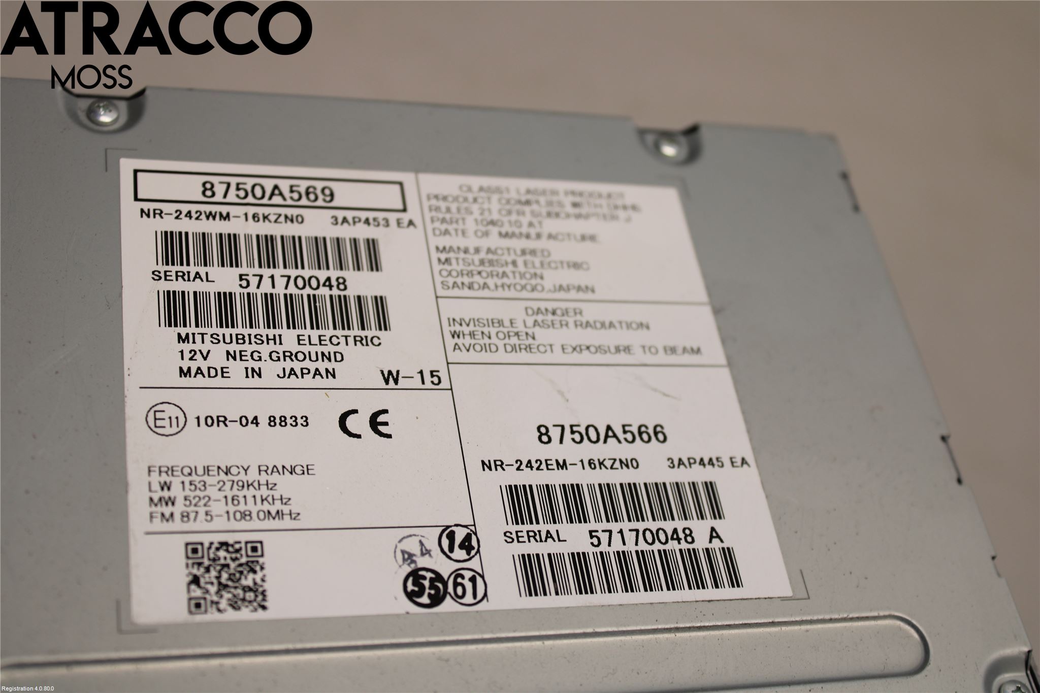 Mitsubishi OUTLANDER 13-21 Stereo Radio Med Cd