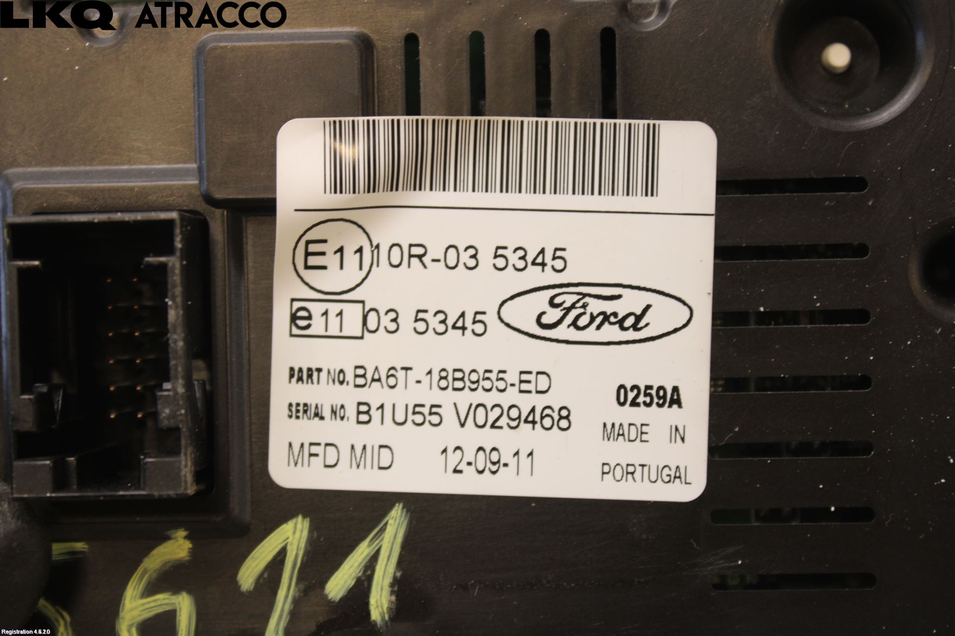 Ford MONDEO 07-15 Multifunktionsdisplay