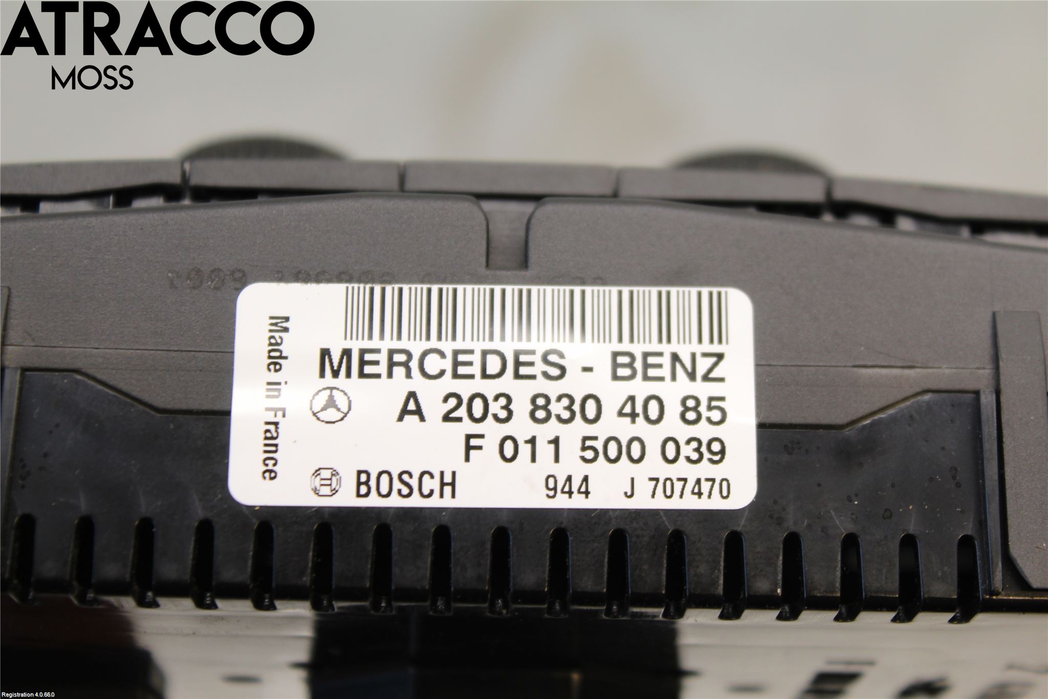 Mercedes-Benz MB CLK (C209) 02-09 Varme Ac Betjening-Display
