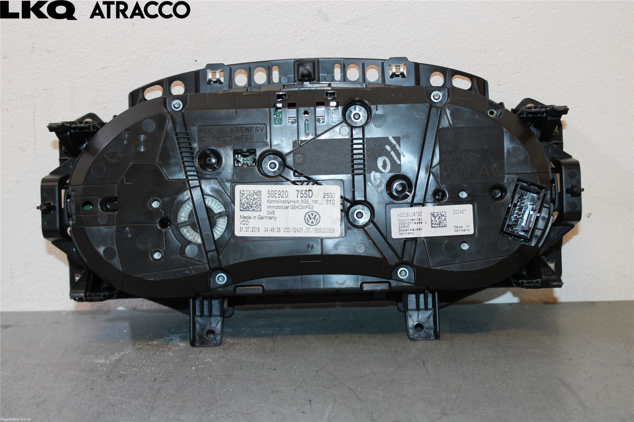 Volkswagen VW GOLF / E-GOLF VII 13-20 Instr Speedometer