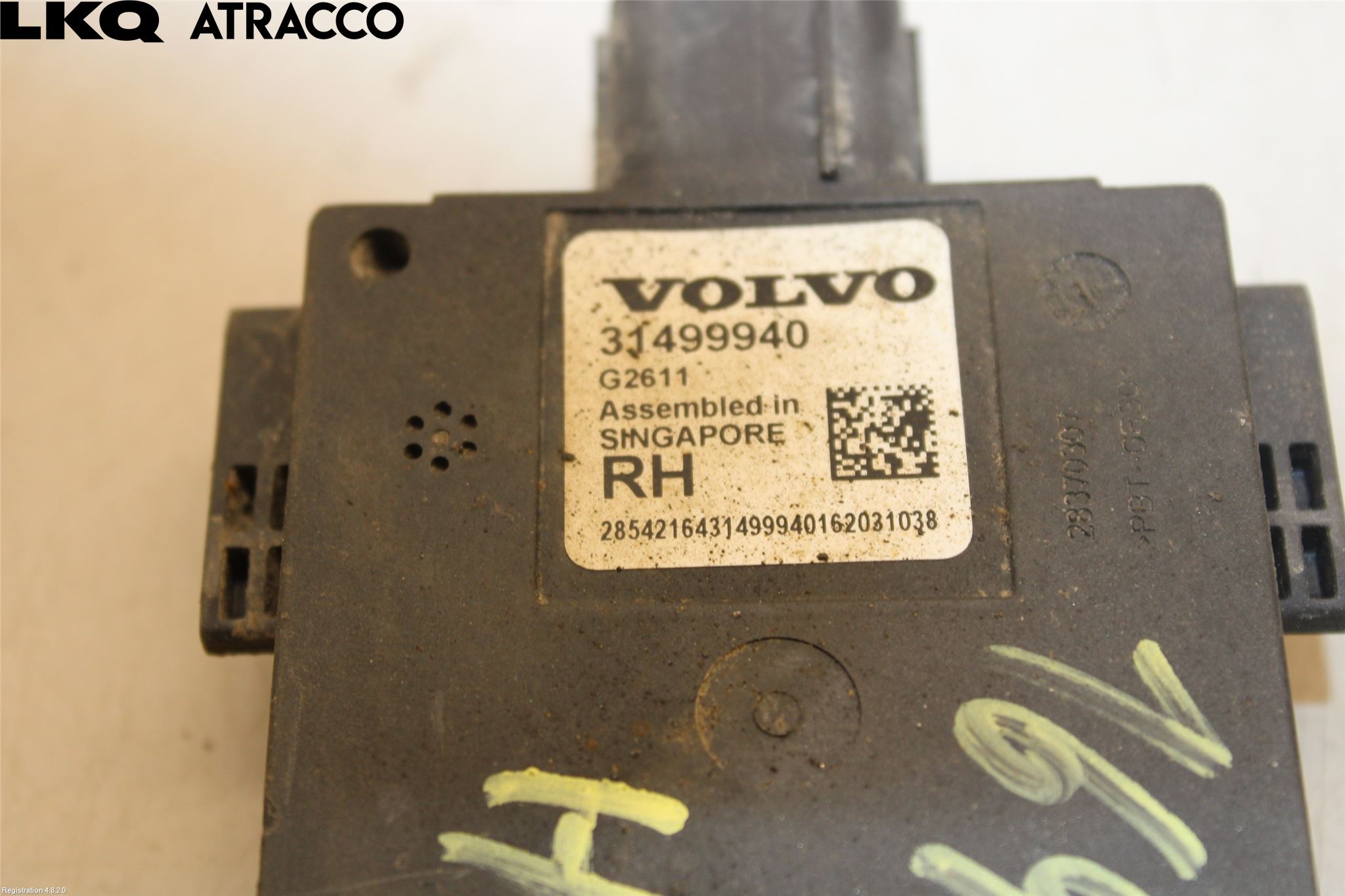 Volvo S90 17->> Sensor Kollisjonsbeskyttelse