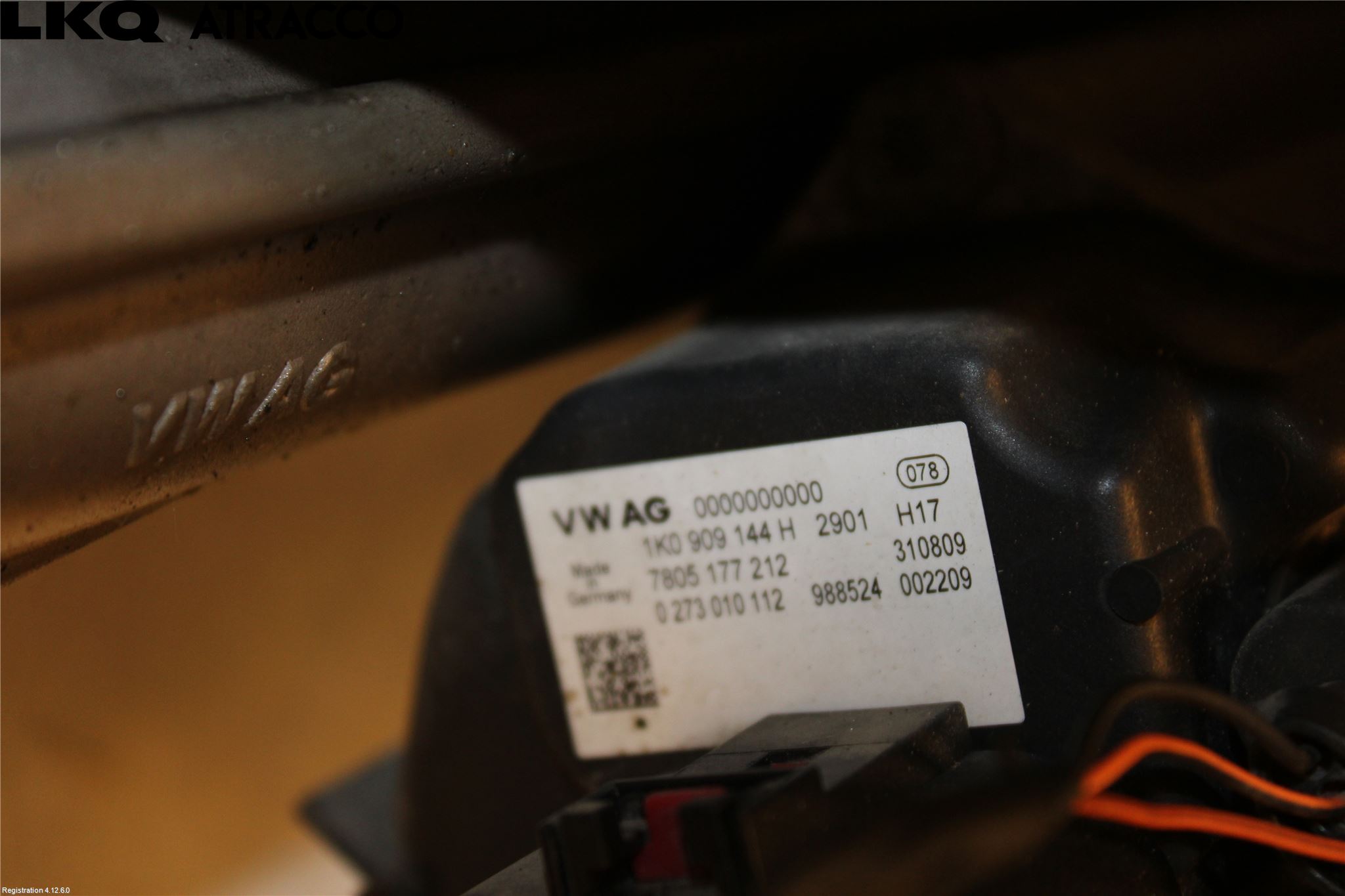 Volkswagen VW GOLF VI 09-13 Servo Snekke - Tannstang