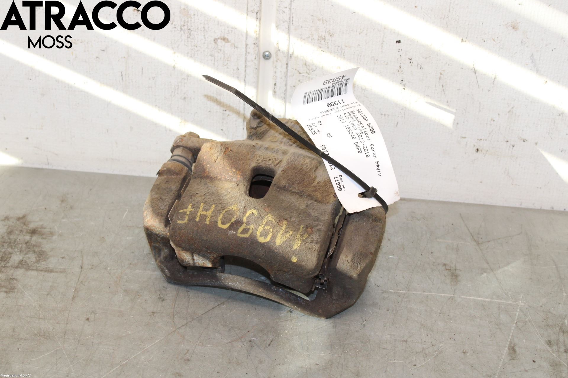 Kia CEED 12-18 Bremsecaliper Foran Høyre