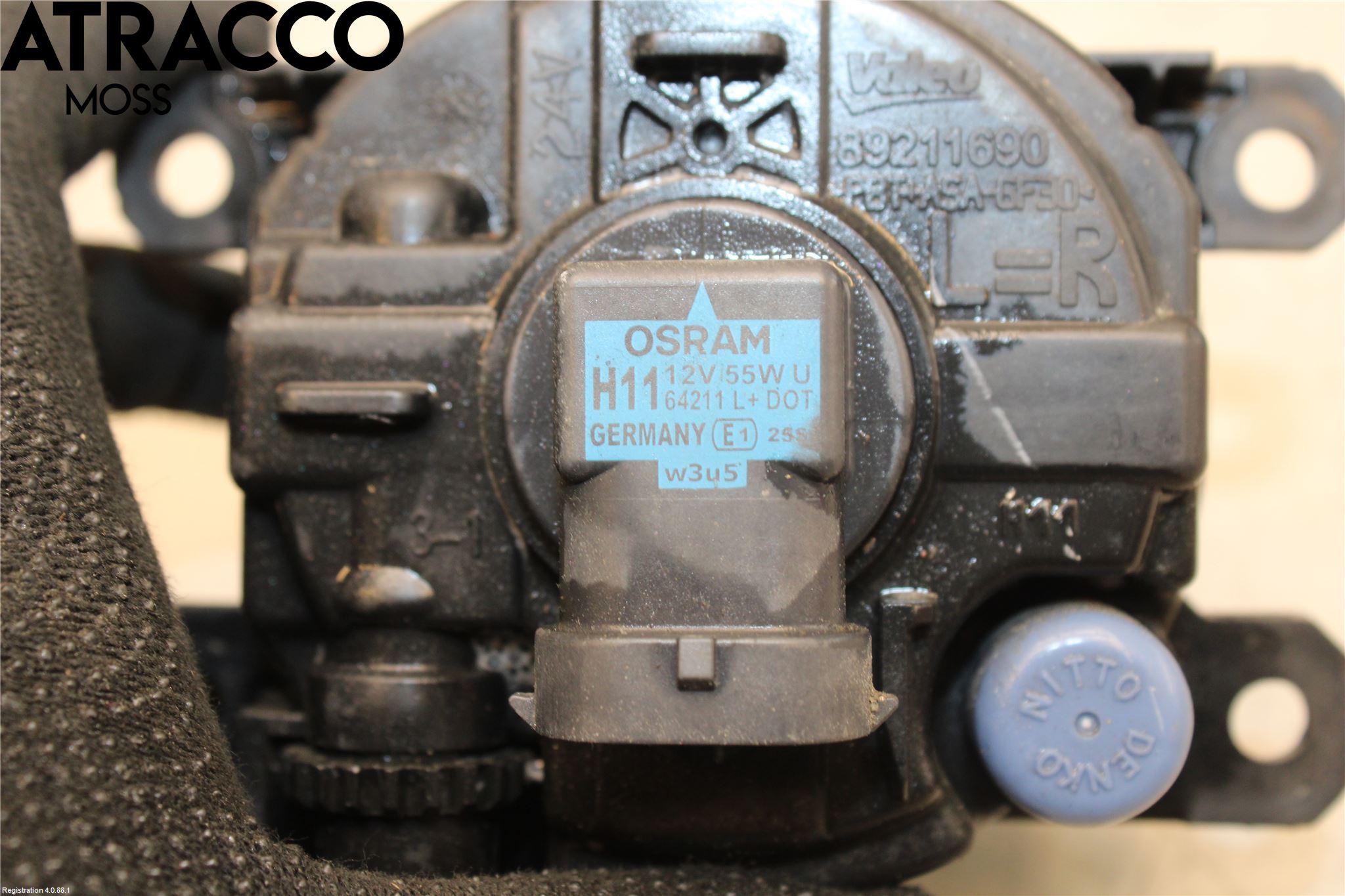 Citroen C4 GRAND PICASSO 14-18 Frontlykt-Kurve-Tåkelys