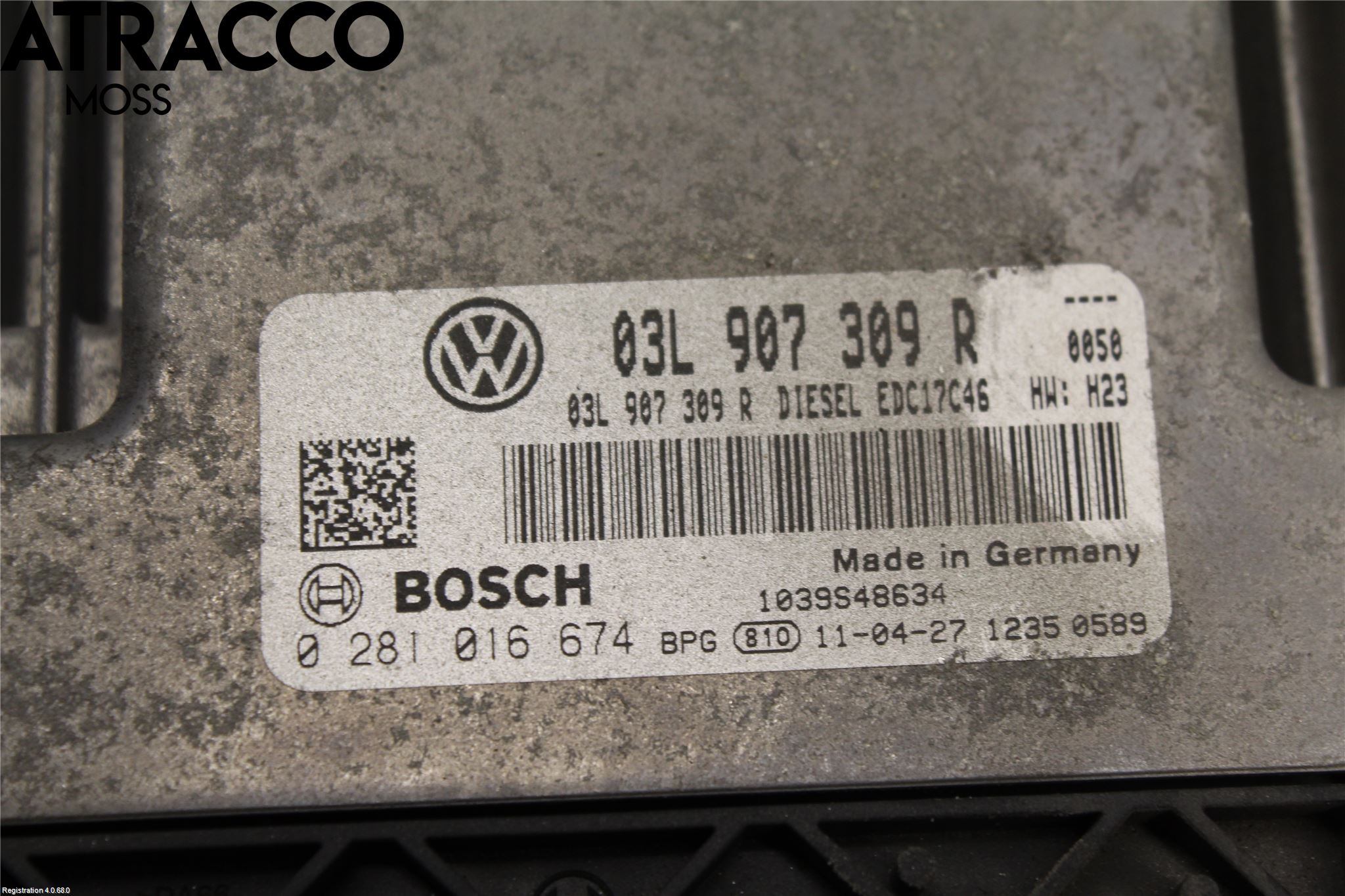 Volkswagen VW TOURAN 10-15 Styreenhet Innsprøytning