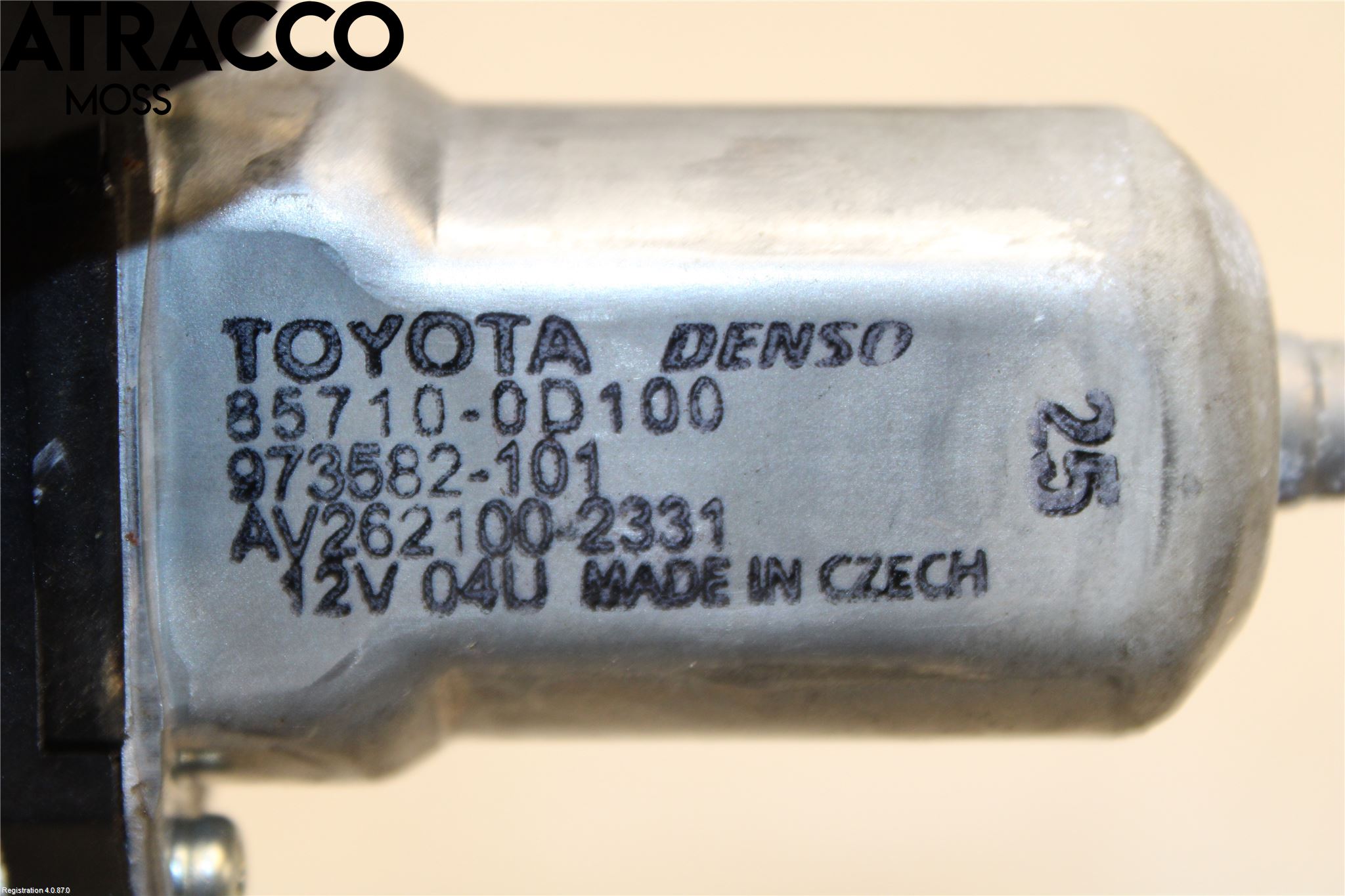 Toyota YARIS XP130 15-20 Vindusheismotor