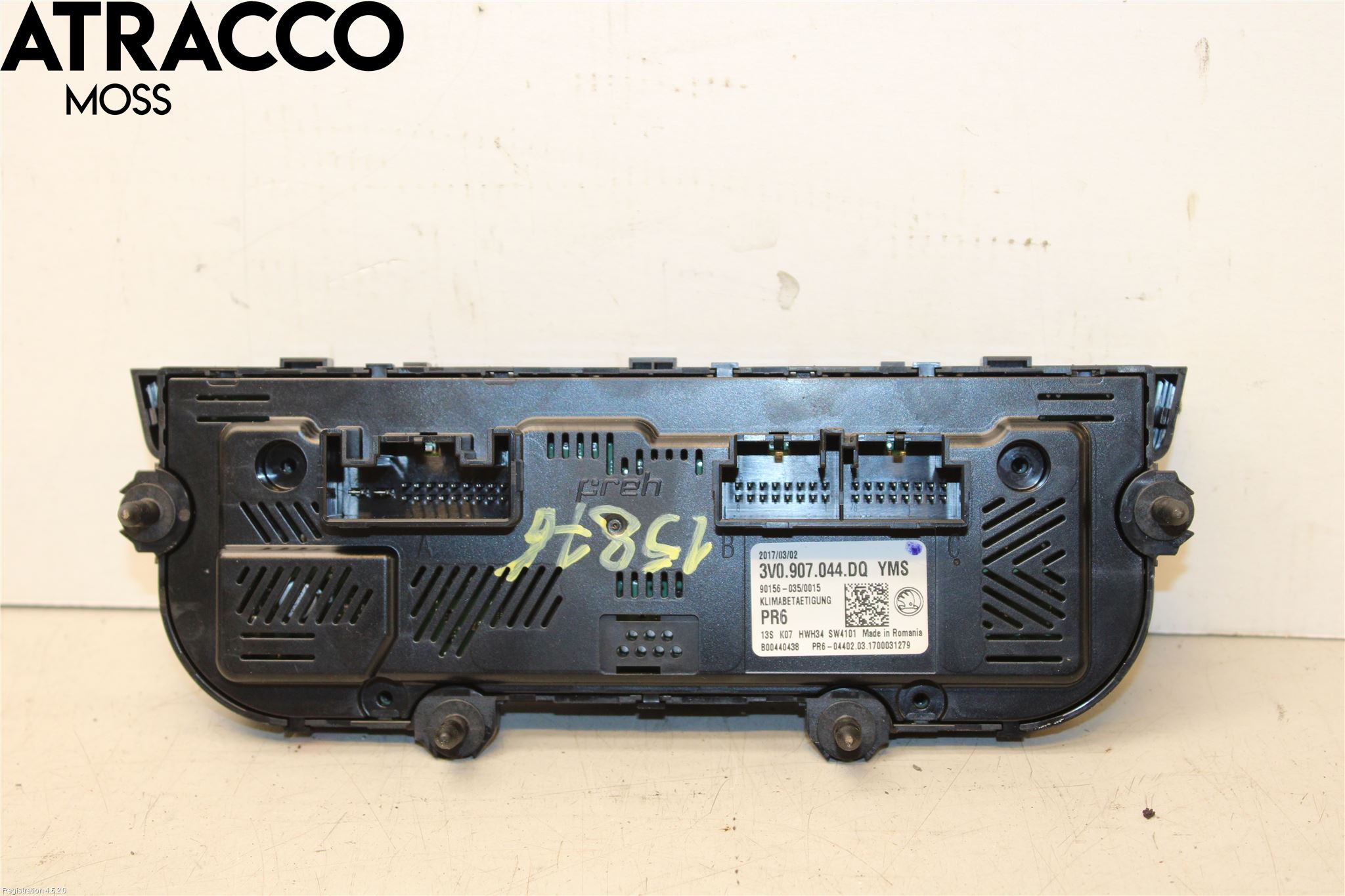Skoda SUPERB 09-15 Varme Ac Betjening-Display