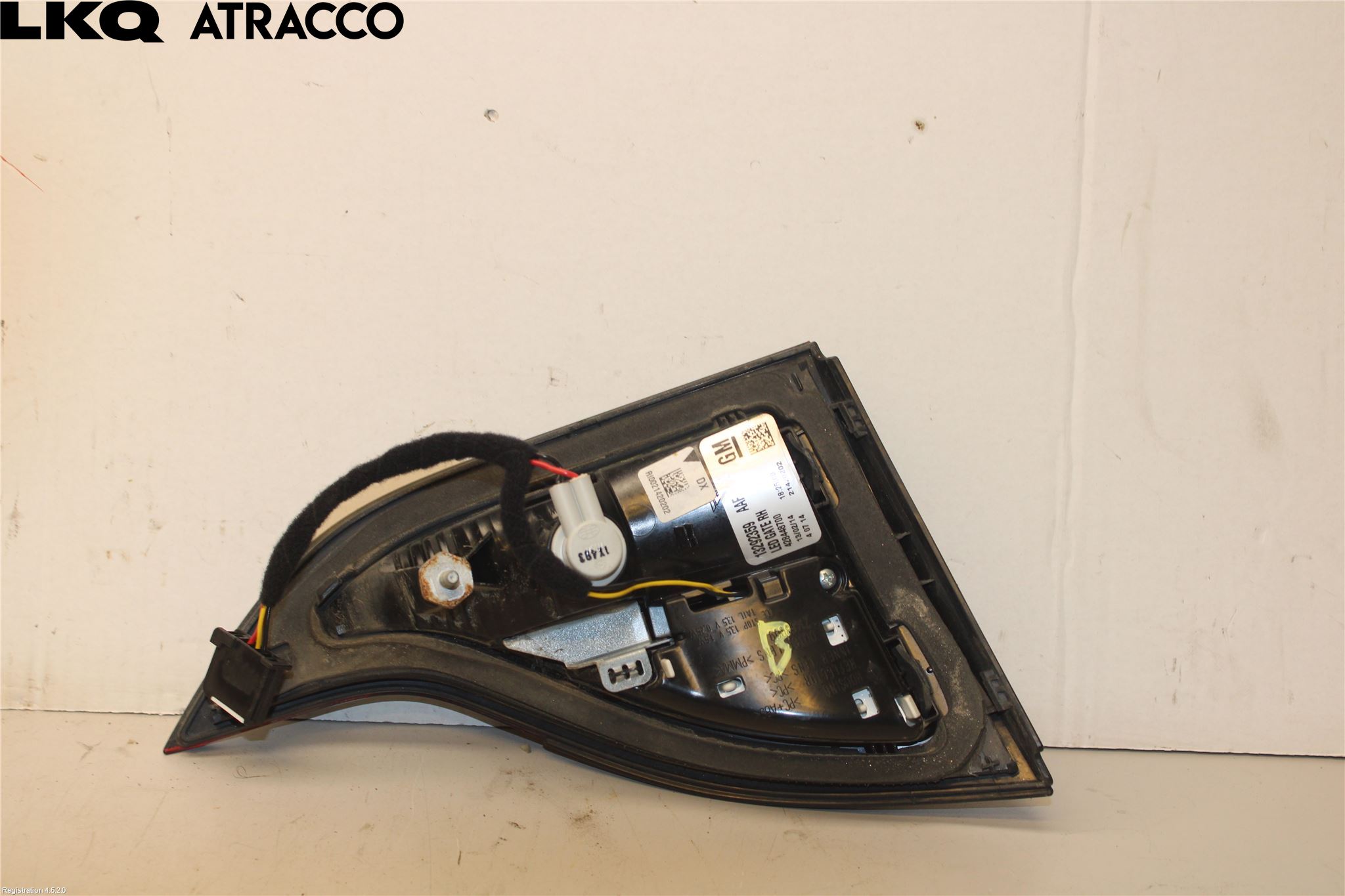 Opel ZAFIRA C 12-19 Baklykt Høyre  På Luke(Indre)