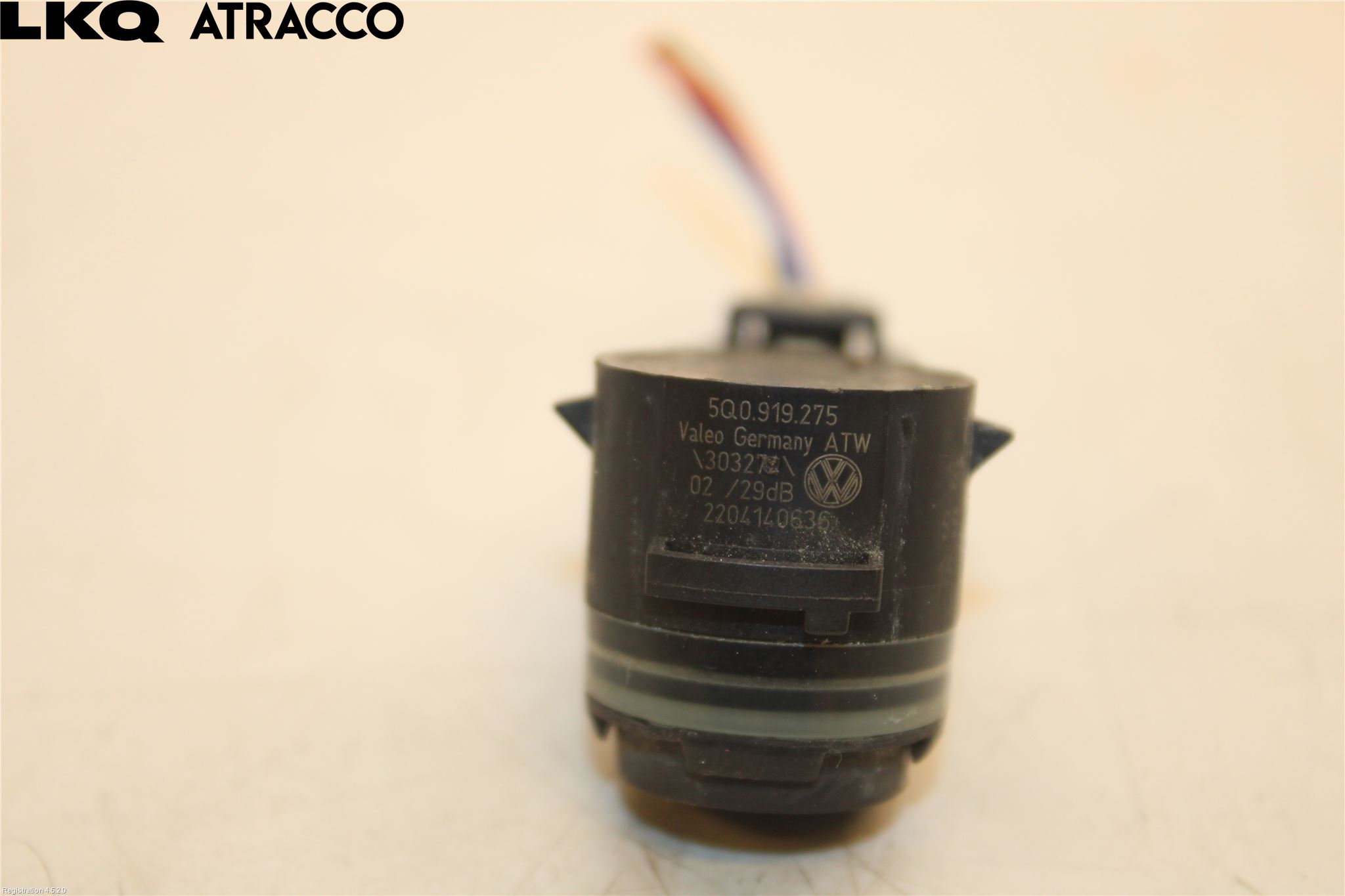 Volkswagen VW GOLF / E-GOLF VII 13-20 Sensor Ryggesensor