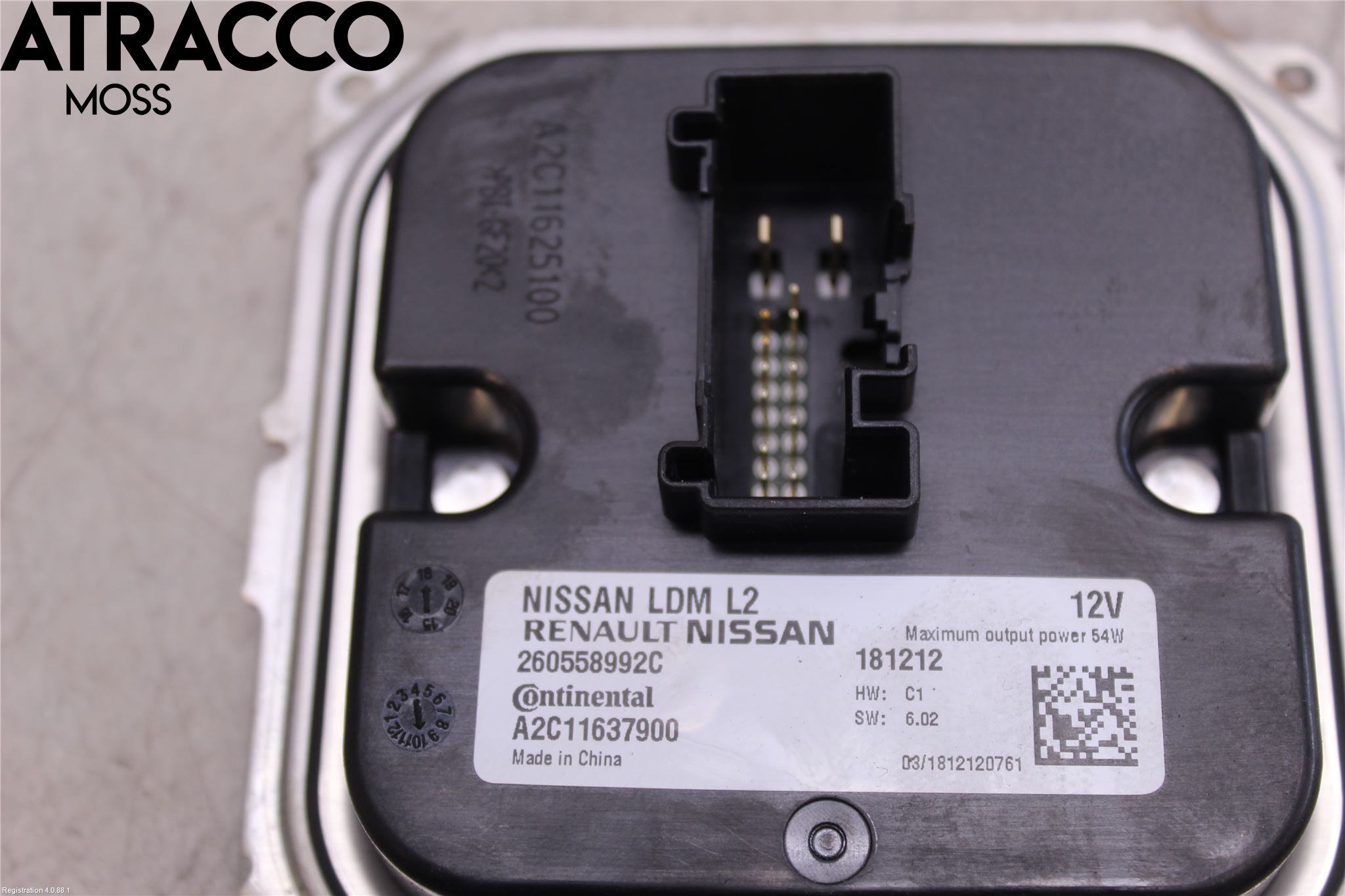 Nissan LEAF 18- Styreenhet Xenon