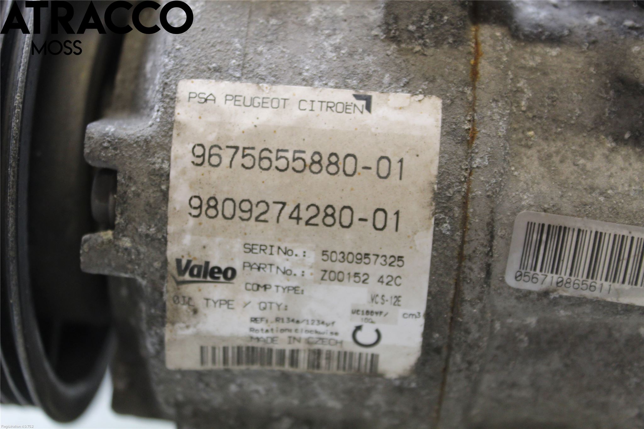 Peugeot 308 14-21 Varme Ac Kompressor