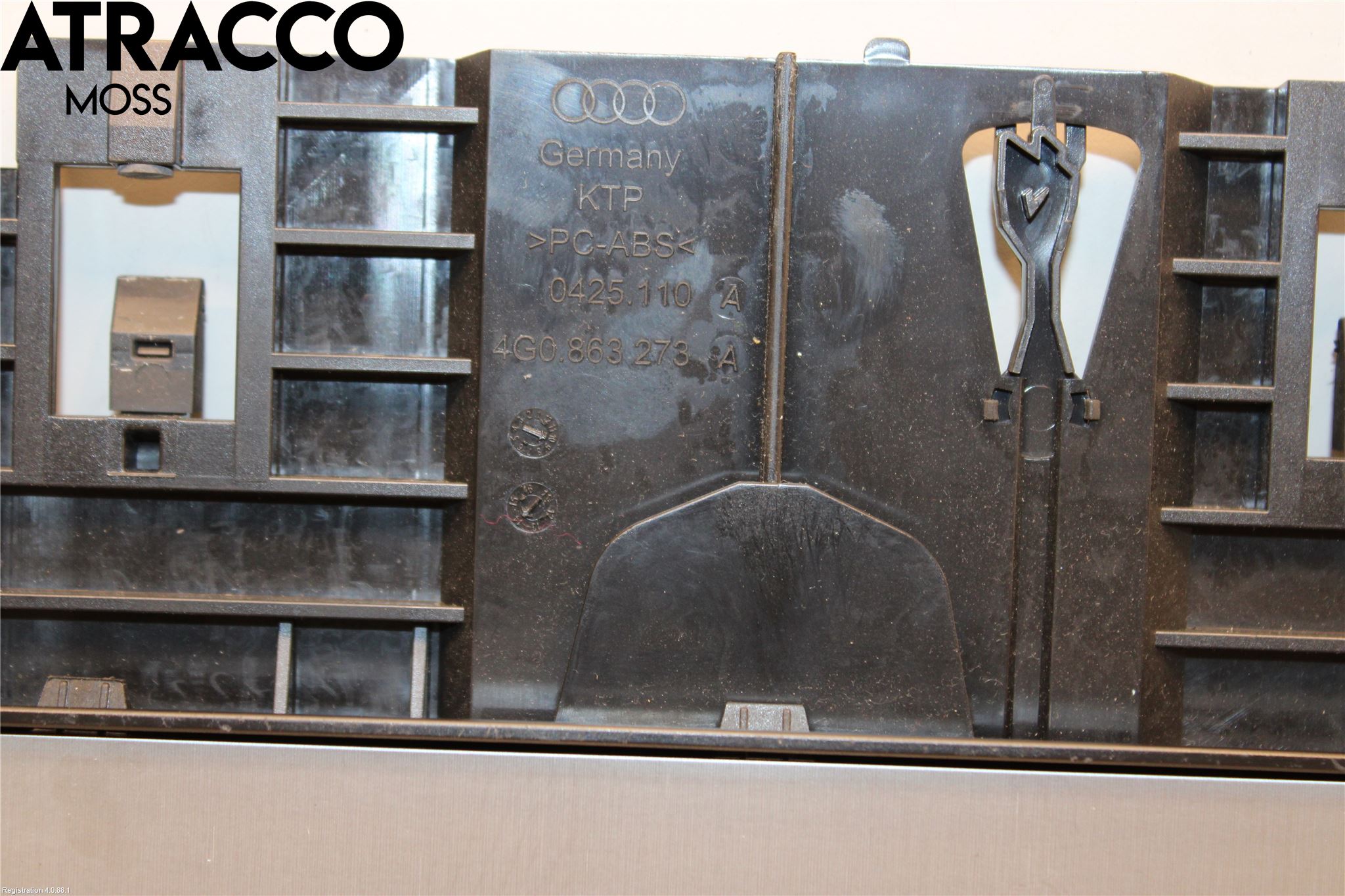 Audi A6/S6 4G 11-18 Innr Konsoll-Lomme