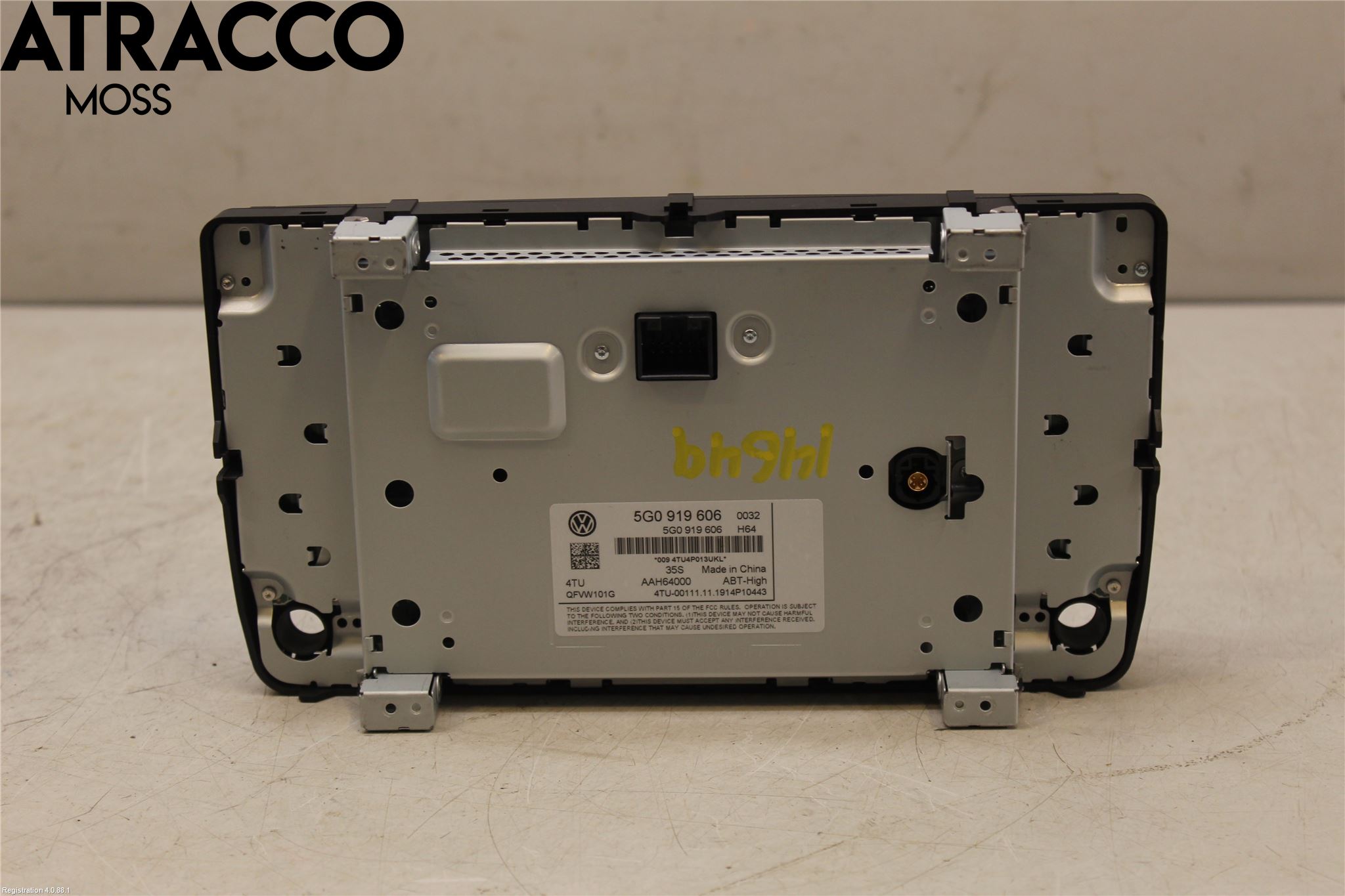 Volkswagen VW GOLF / E-GOLF VII 13-20 Multifunktionsdisplay