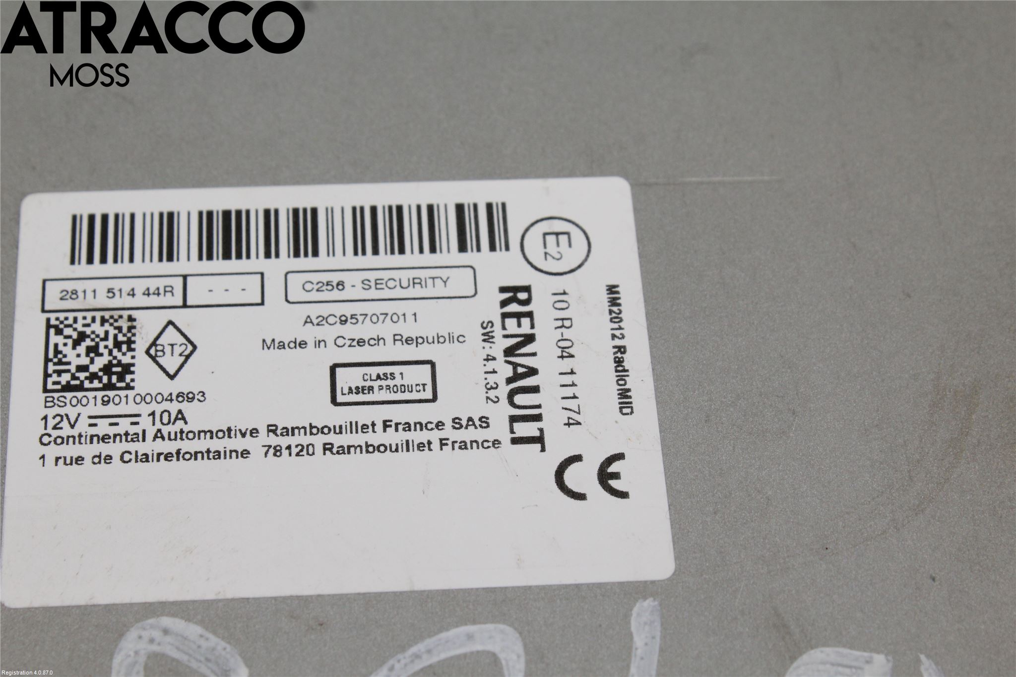 Renault KANGOO II 15-21 Stereo Radio