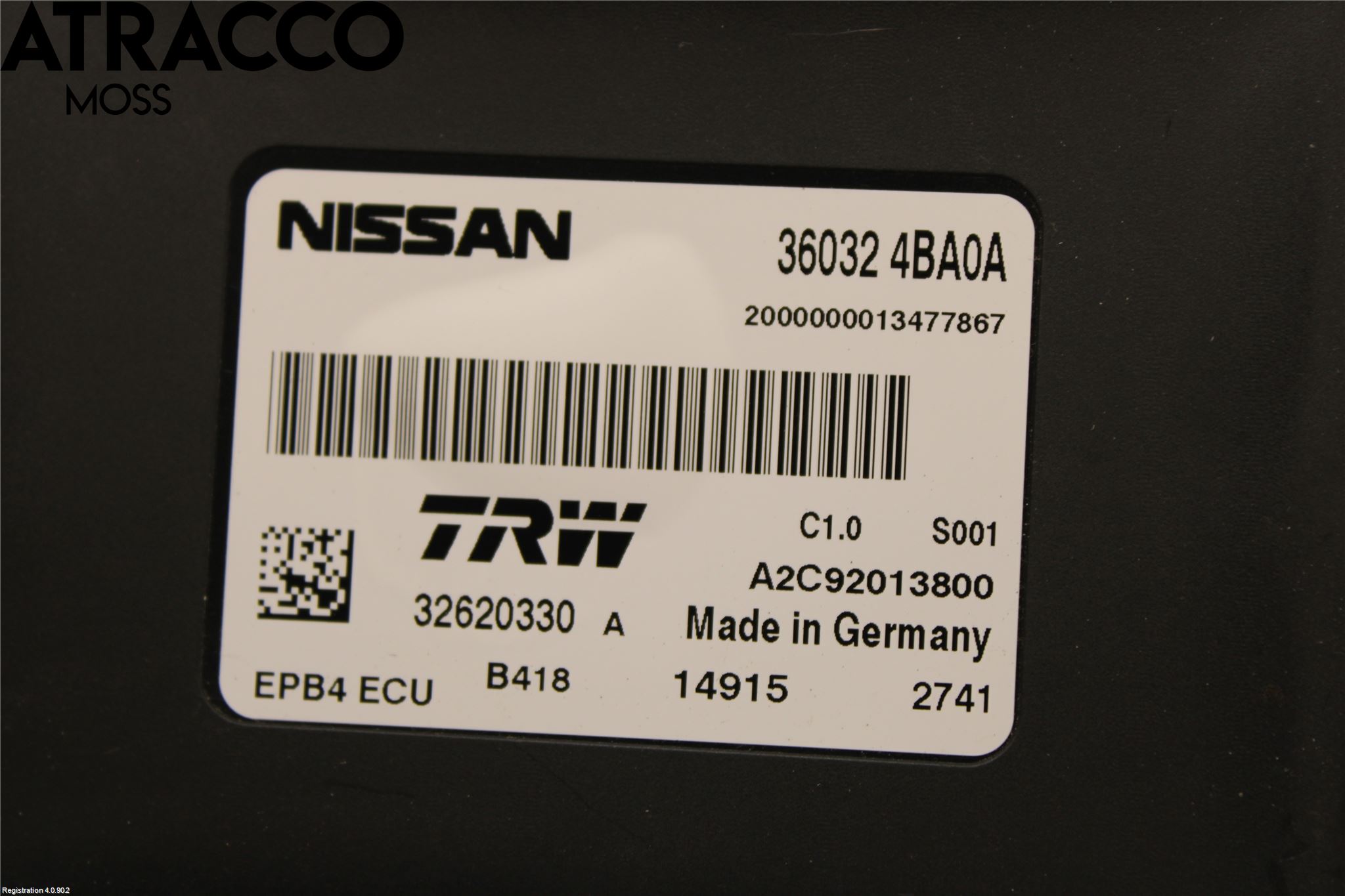 Nissan X-TRAIL 14-21 Styreenhet Parkbrems