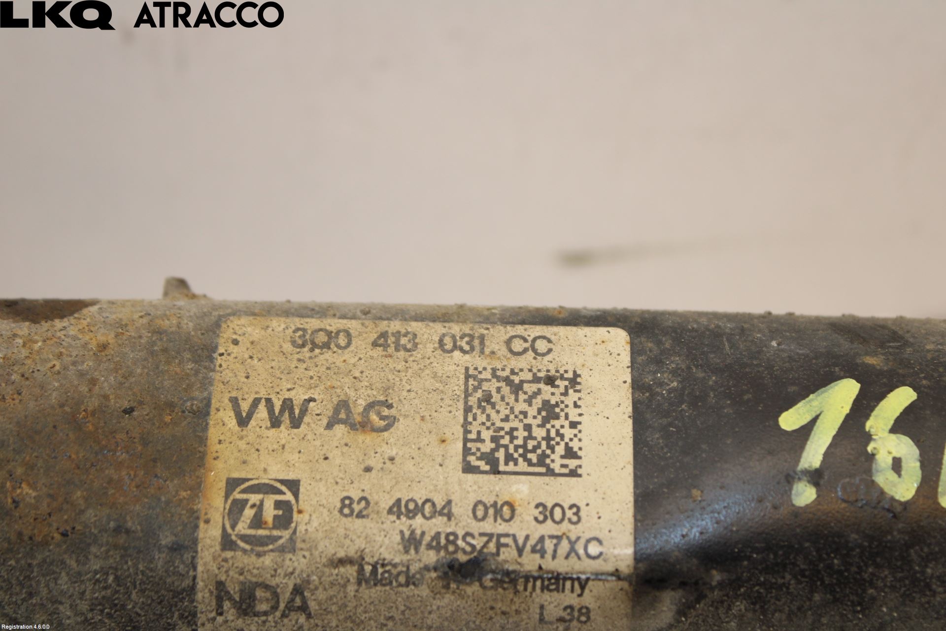 Volkswagen VW PASSAT 15-19 Fjærbein Foran Venstre