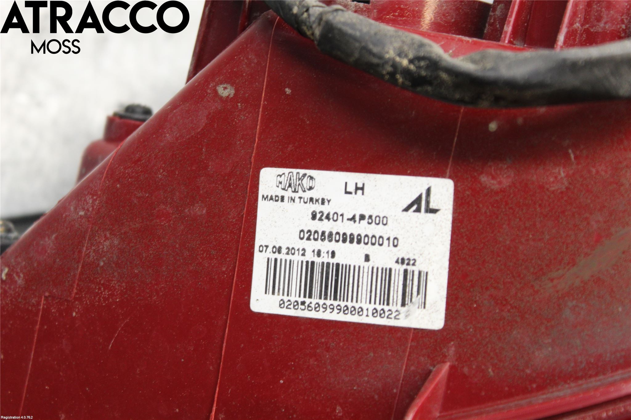 Hyundai i20 PB 09-14 Baklykt Venstre