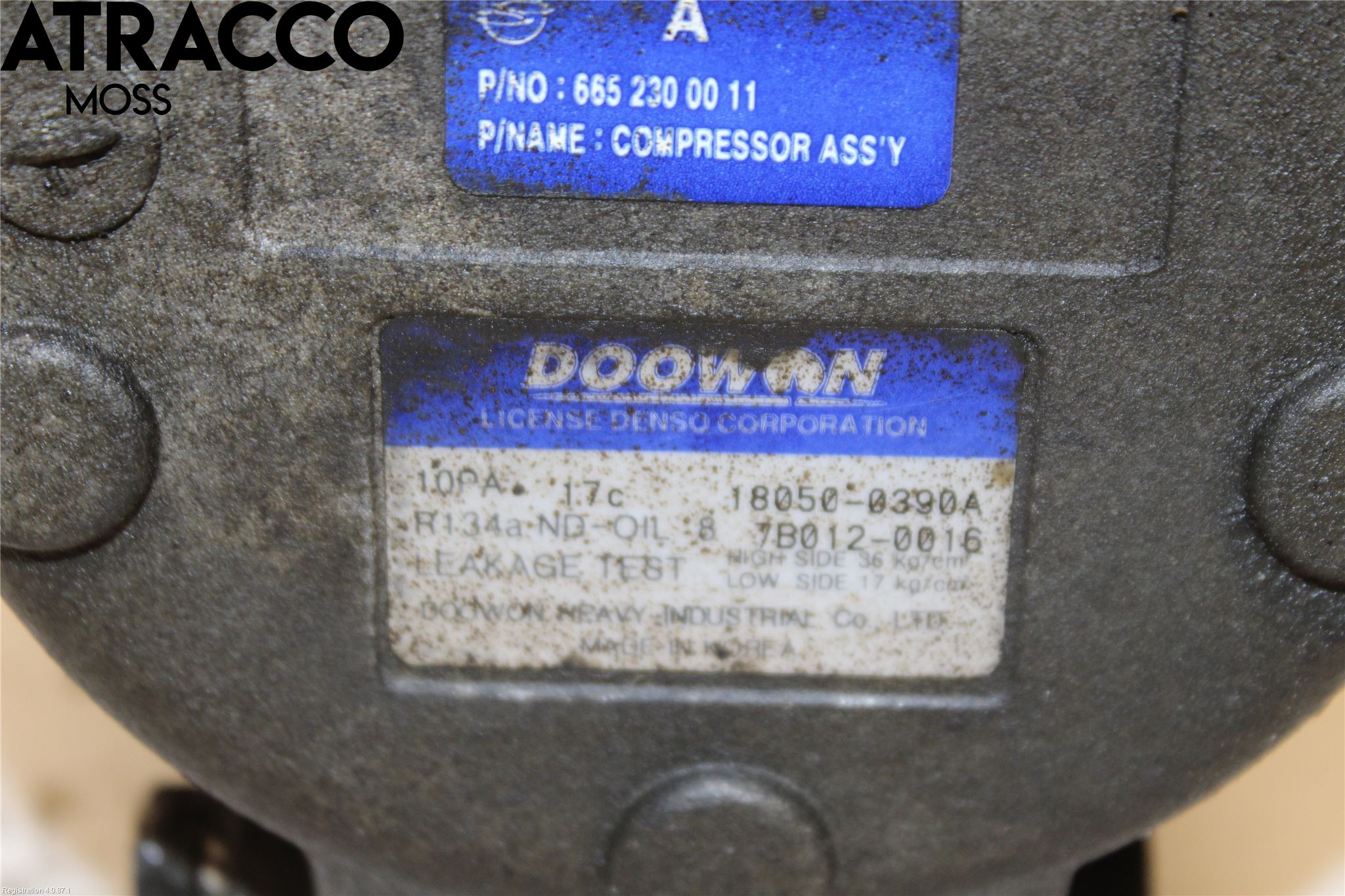 SsangYong SSANG YONG RODIUS Varme Ac Kompressor